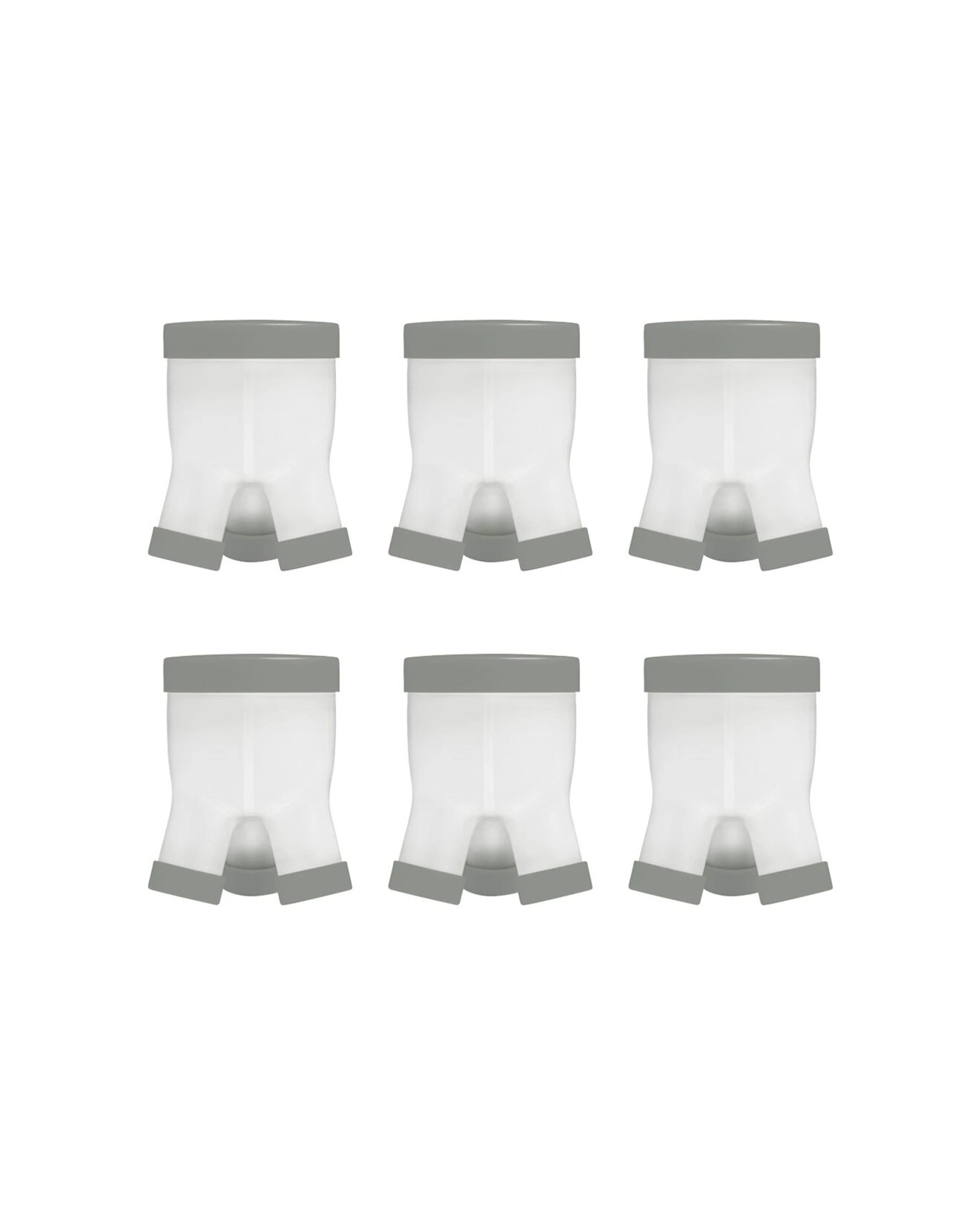 1 Boon Tripod Baby Formula Dispenser/Storage Container Holds 3x Servings 6PK - Grey, 1 of 8
