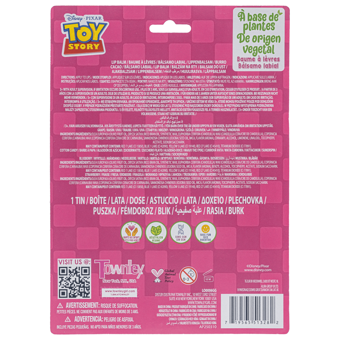 4 5 Piece Disney Pixar Toy Story Flavoured Lip Balm Set, 4 of 4