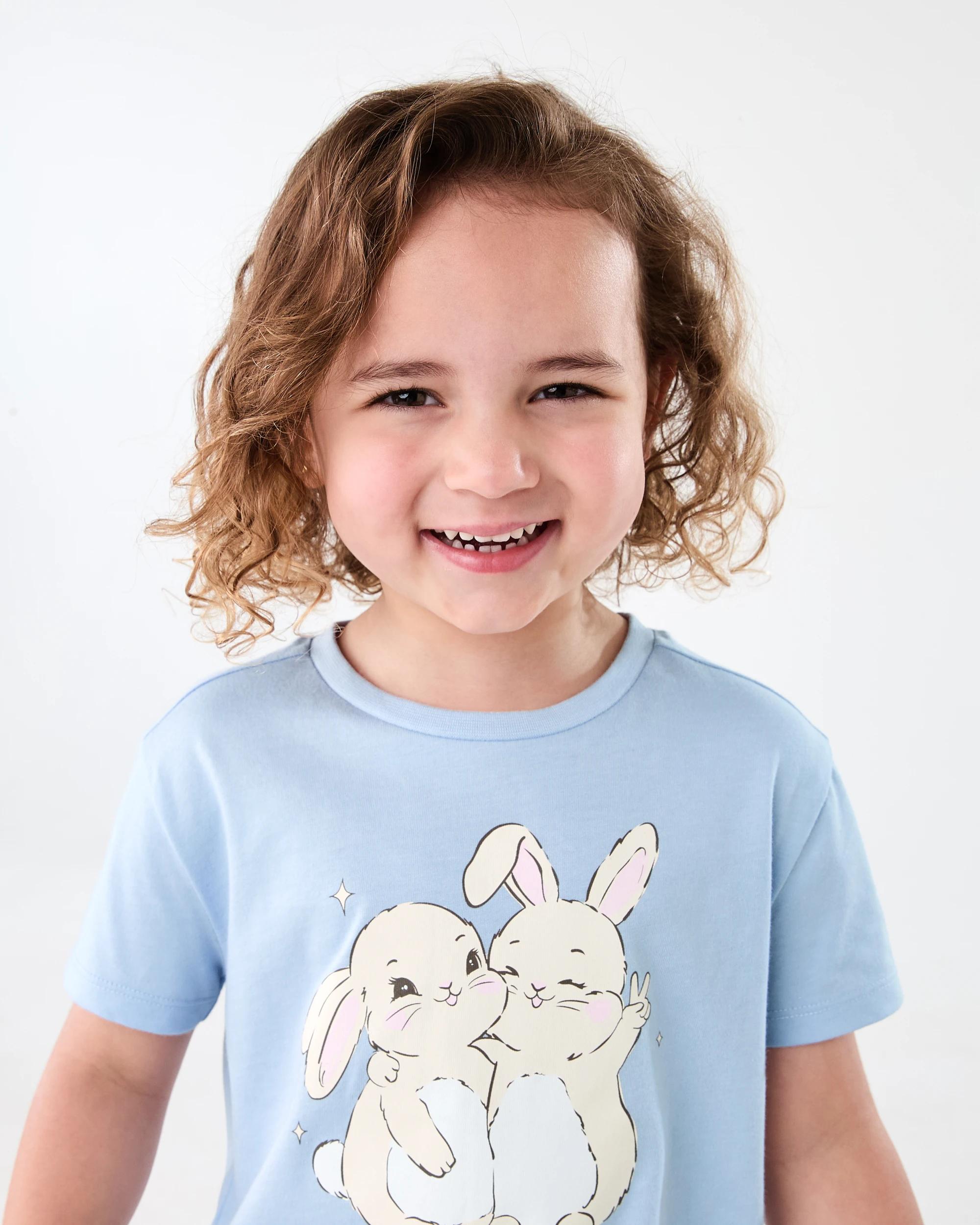 5 Printed T-shirt Blue Bunny, 5 of 7