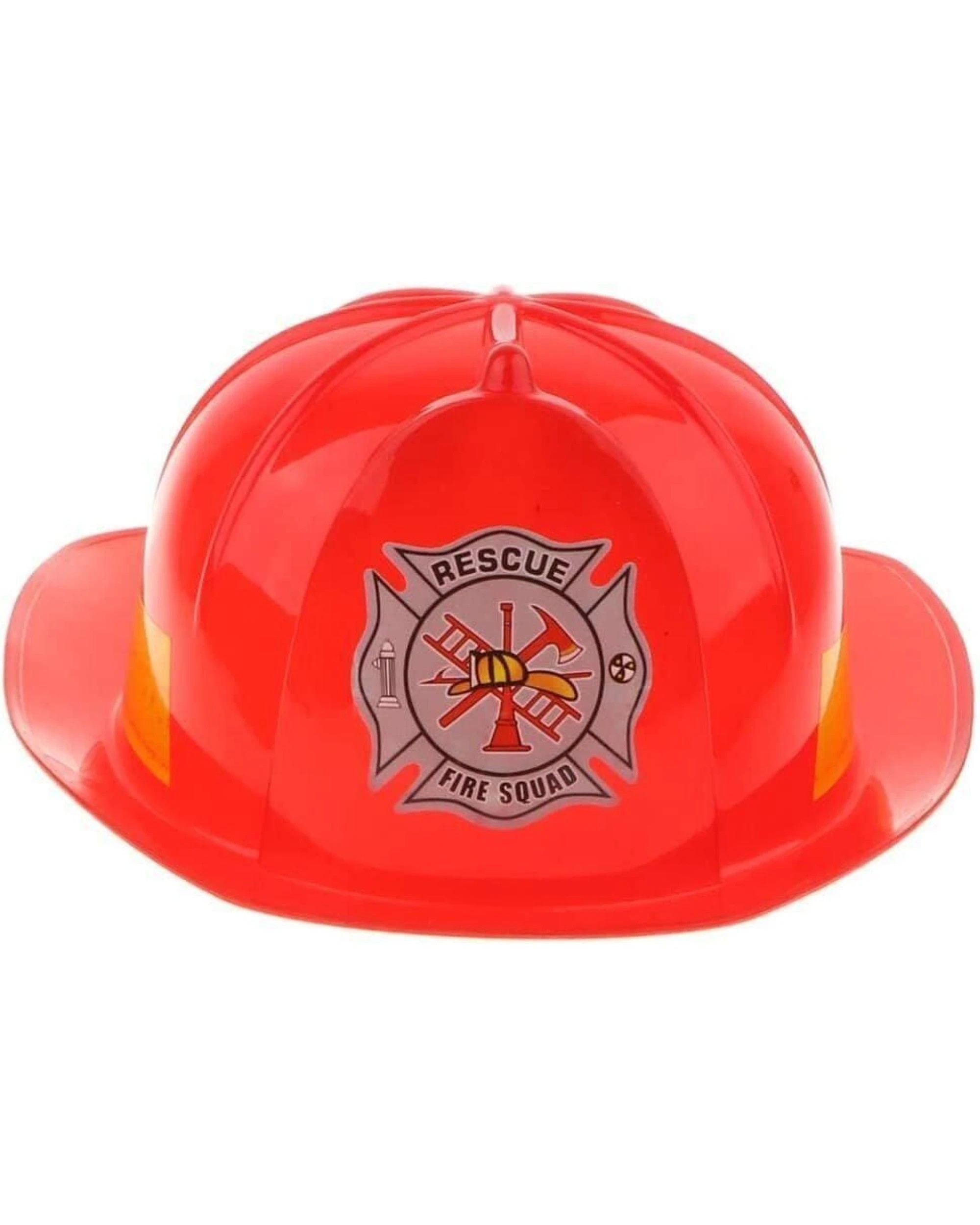 2 BR Costumes Fireman Helmet for Kids - Red Plastic Dress-Up Accessory (Pack of 12), 2 of 6