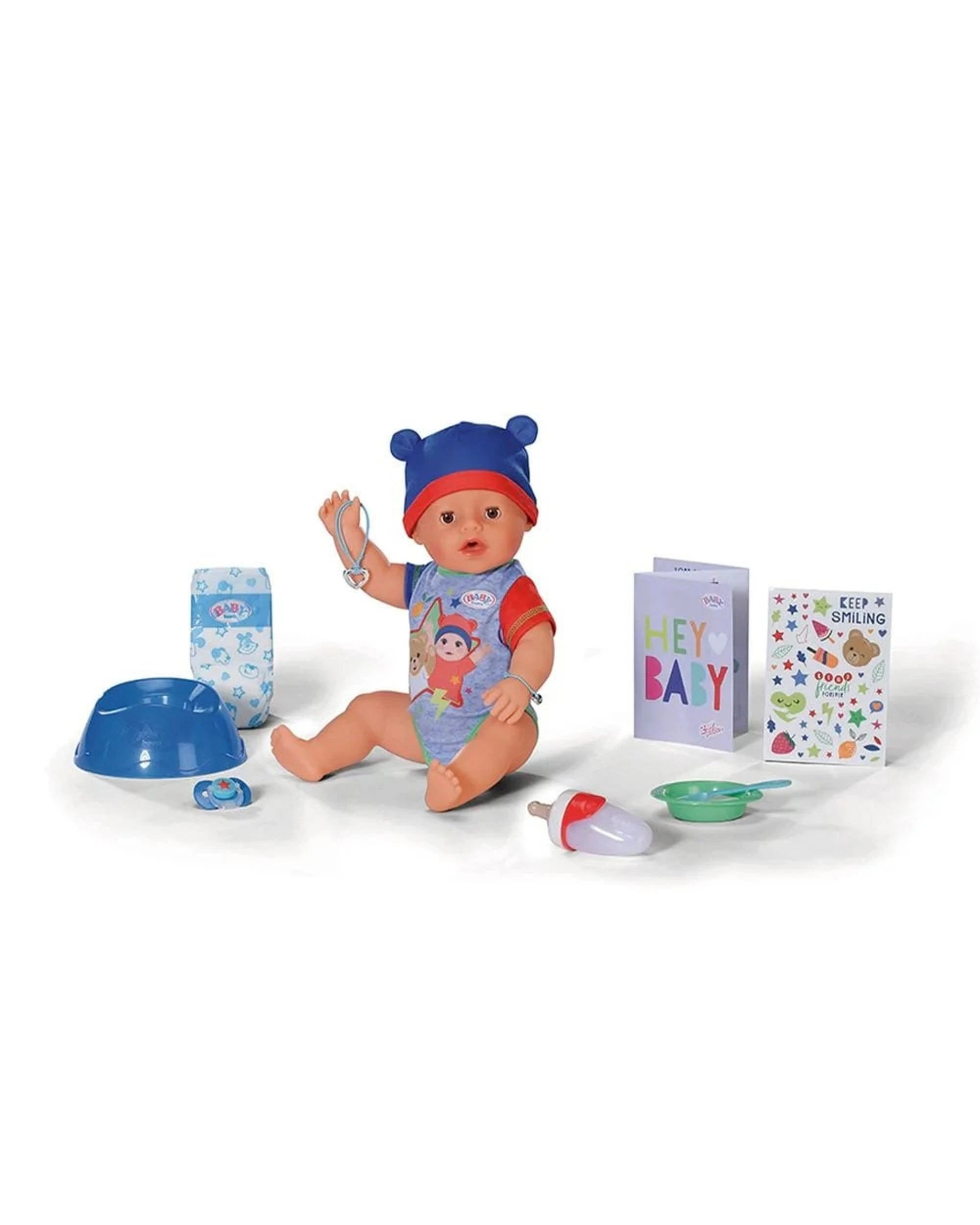 3 Baby Born Jonas 43cm Doll Starter Set, 3 of 10