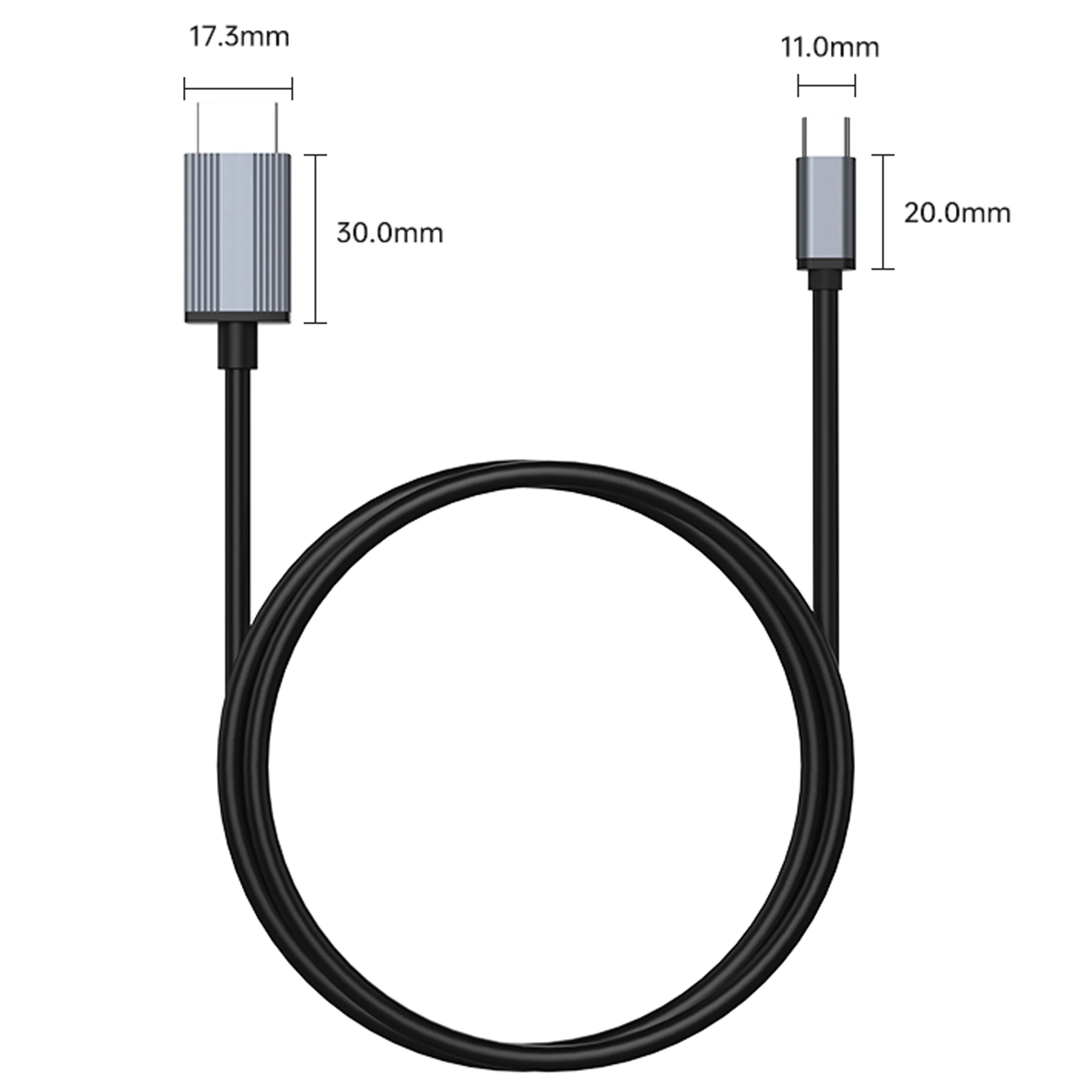 6 USB Type-C to HDMI 4K Adapter Cable iPhone MacBook Phone Audio Video Lead TV, 6 of 6