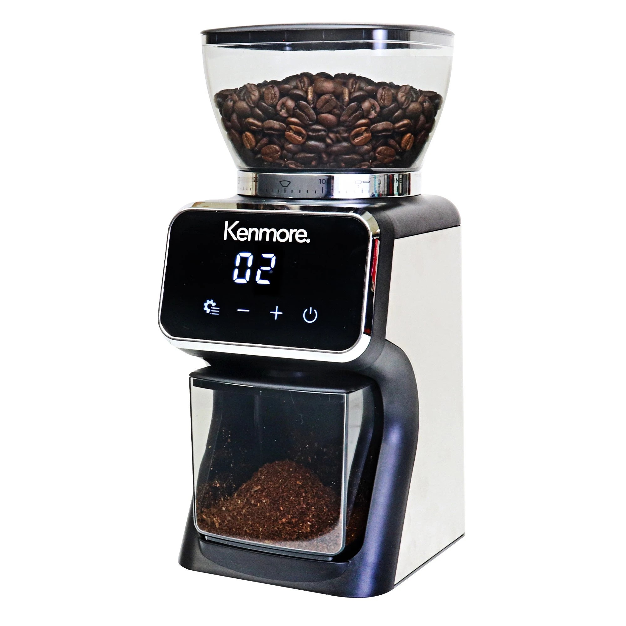 1 Kenmore Digital Coffee Grinder - Black, 1 of 6