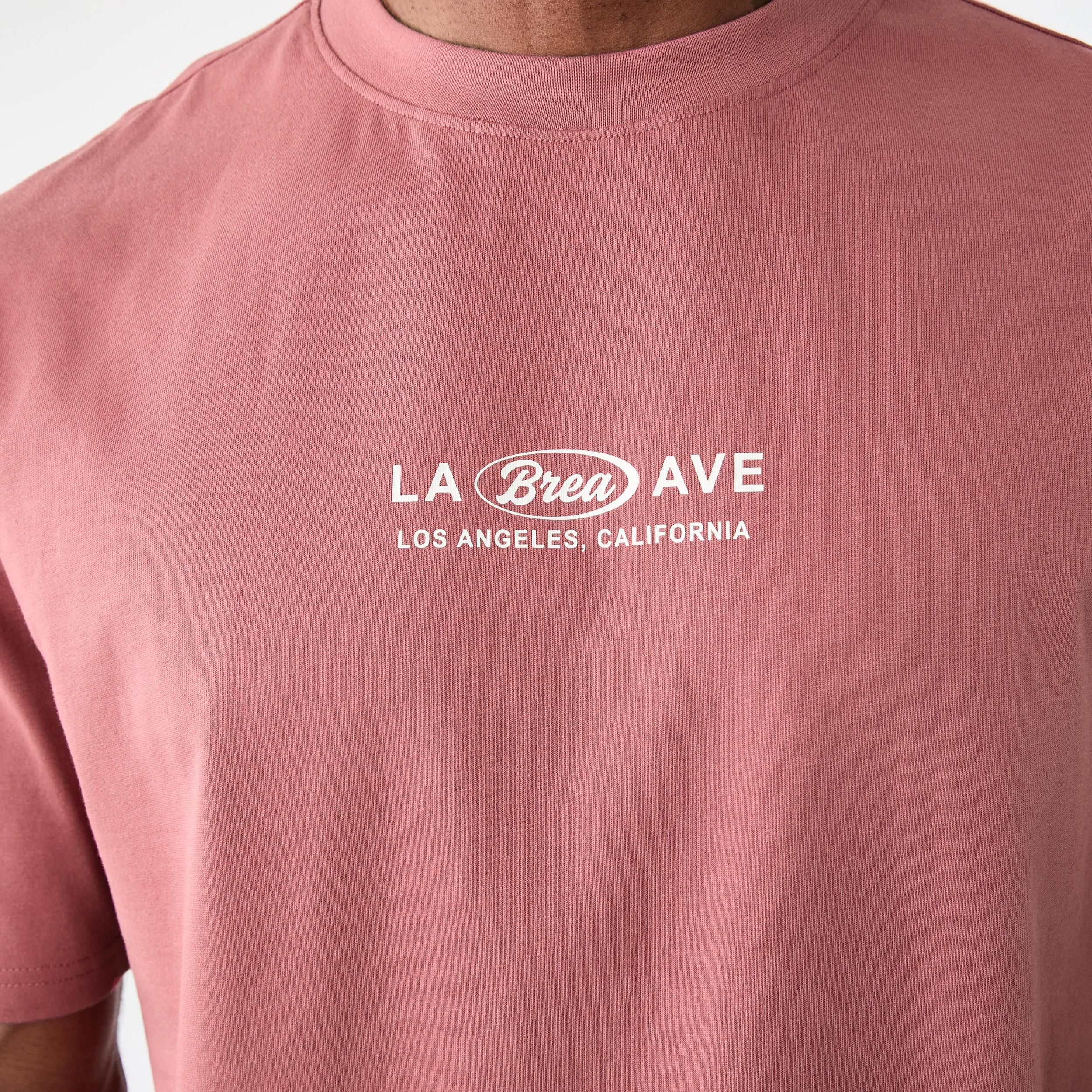 5 Oversized Print T-shirt Soft Red, 5 of 5