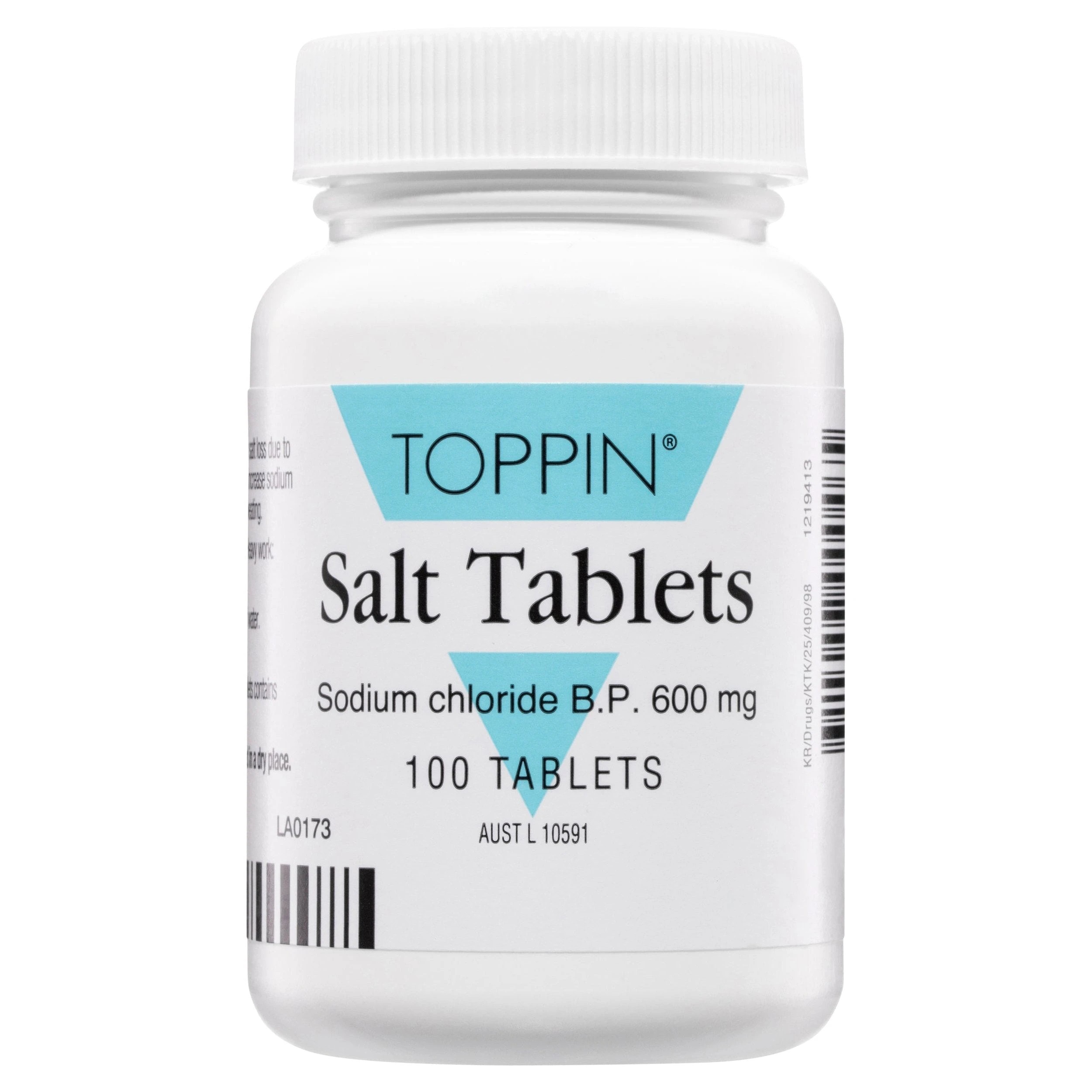 1 Toppin Salt Tablets 600Mg 100, 1 of 3