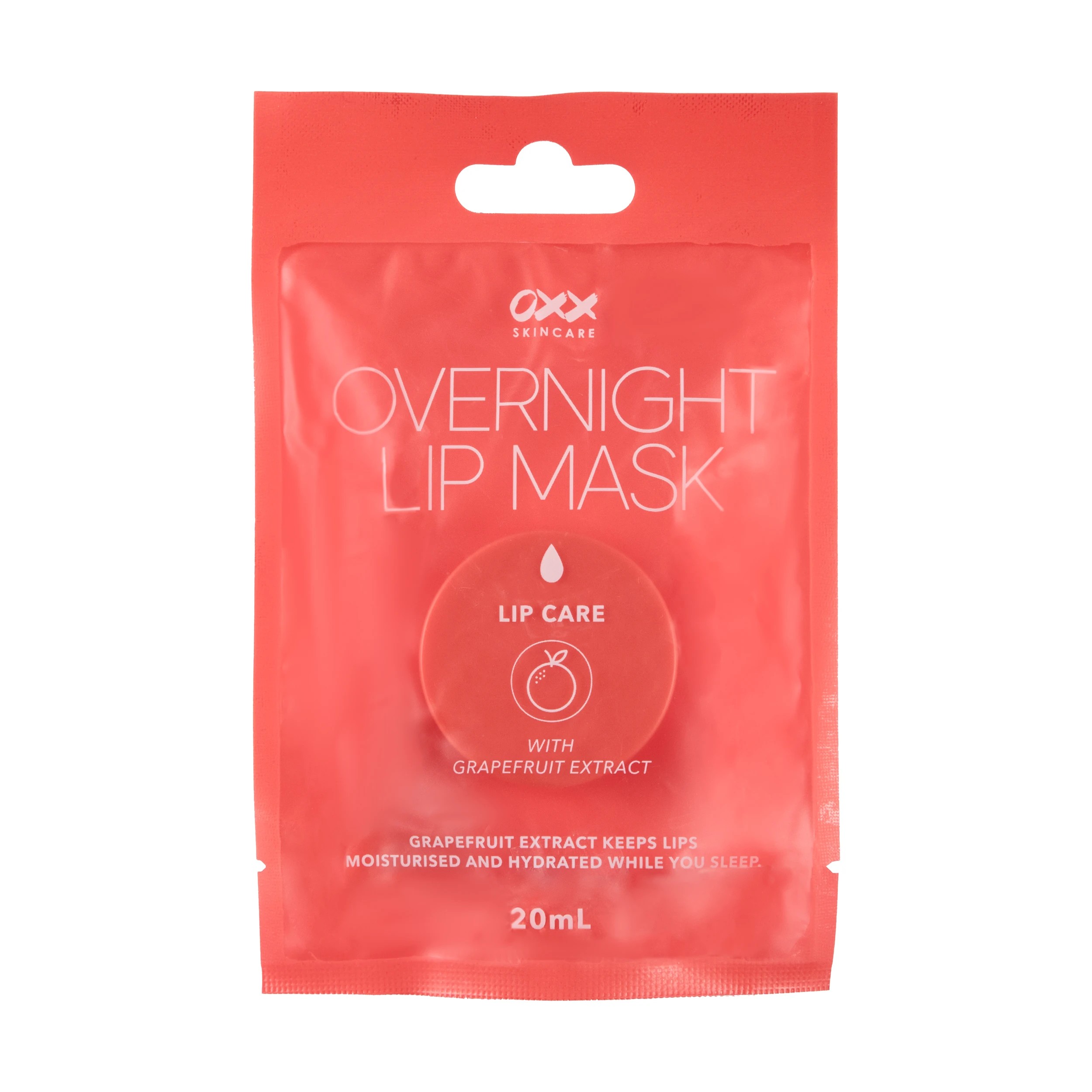1 OXX Skincare Overnight Lip Mask 20ml - Grapefruit Extract, 1 of 3