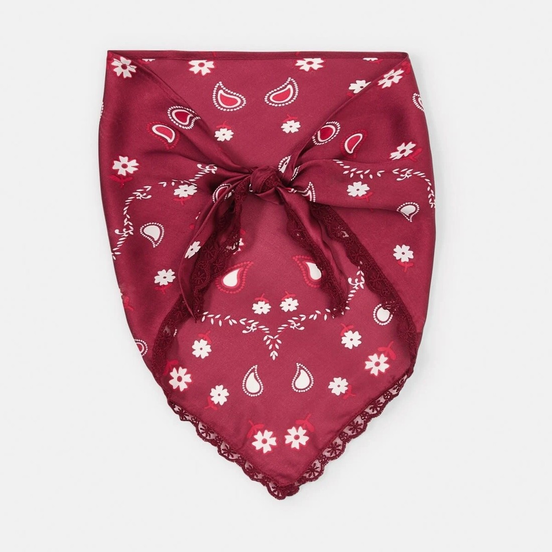 3 Lace Trim Hair Scarf, 3 of 6