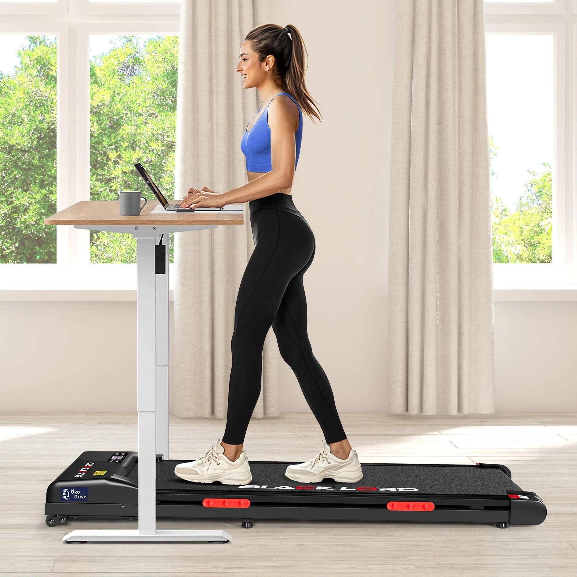 9 Black Lord Treadmill Electric Walking Pad Incline Gym Brushless Motor - Black, 9 of 9