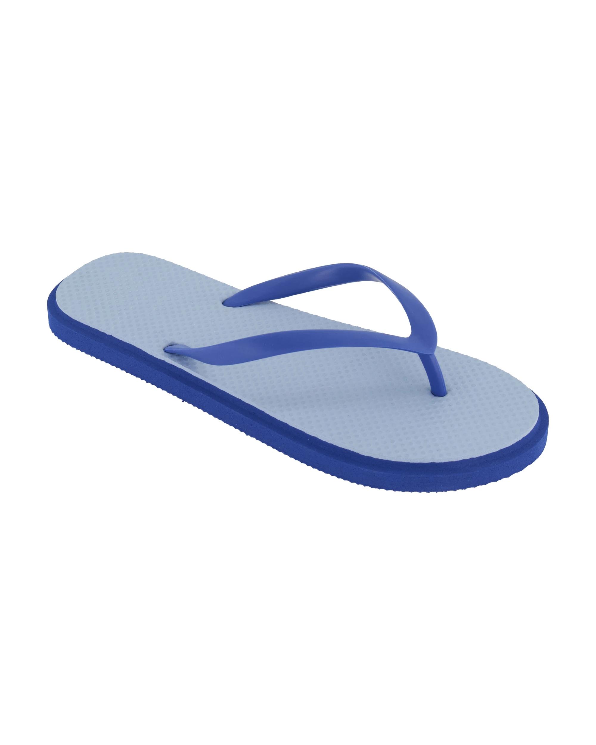 1 Two Tone Textured Thongs Air Blue, 1 of 3