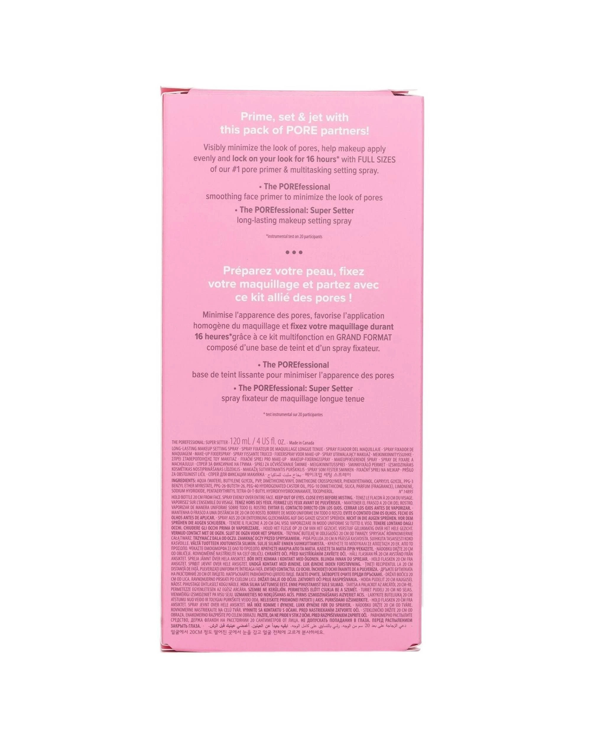 3 Benefit The Porefessional Primer & Super Setter Setting Spray Set 2pcs - Clear, 3 of 3