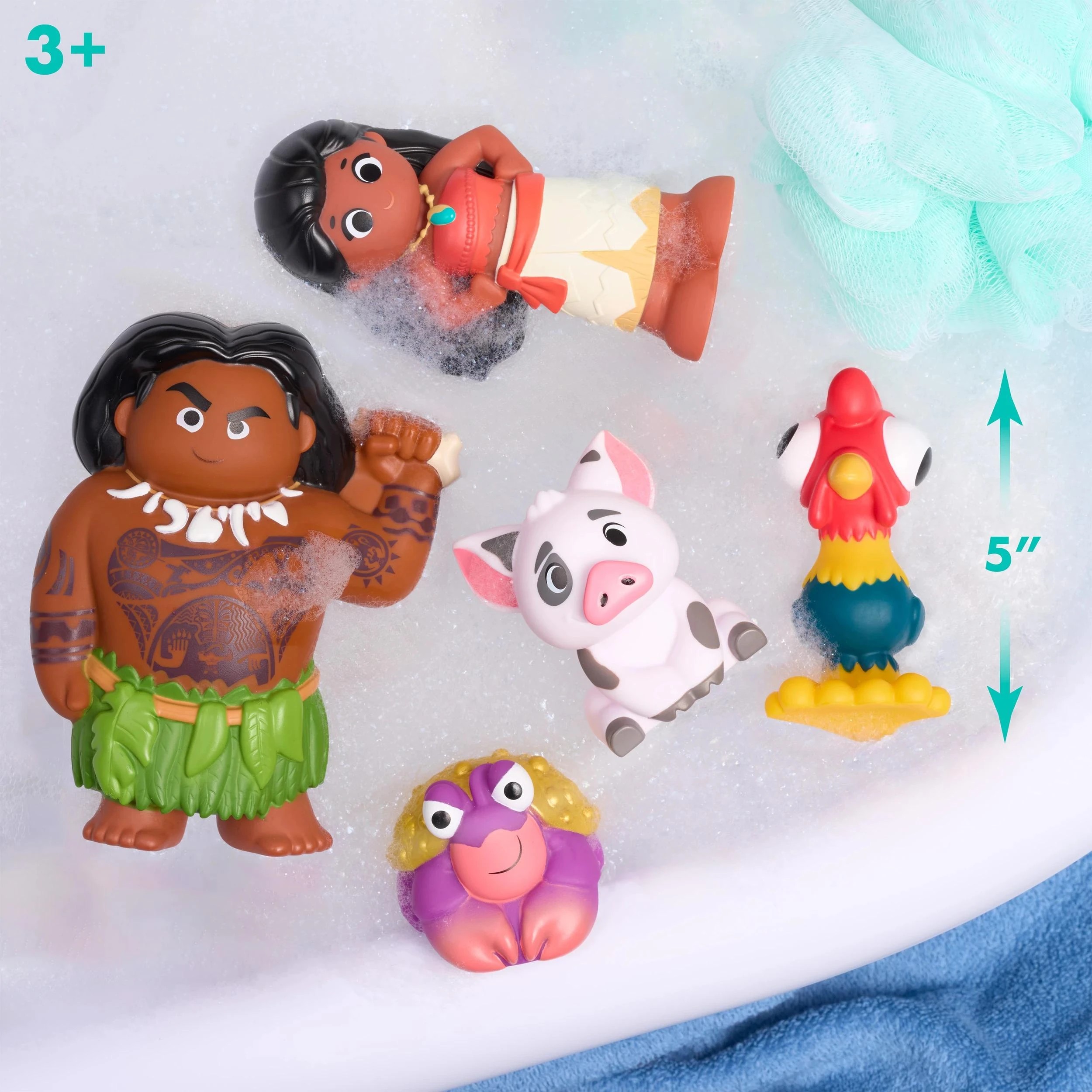 5 Disney Moana Bath Caddy - Multi, 5 of 5
