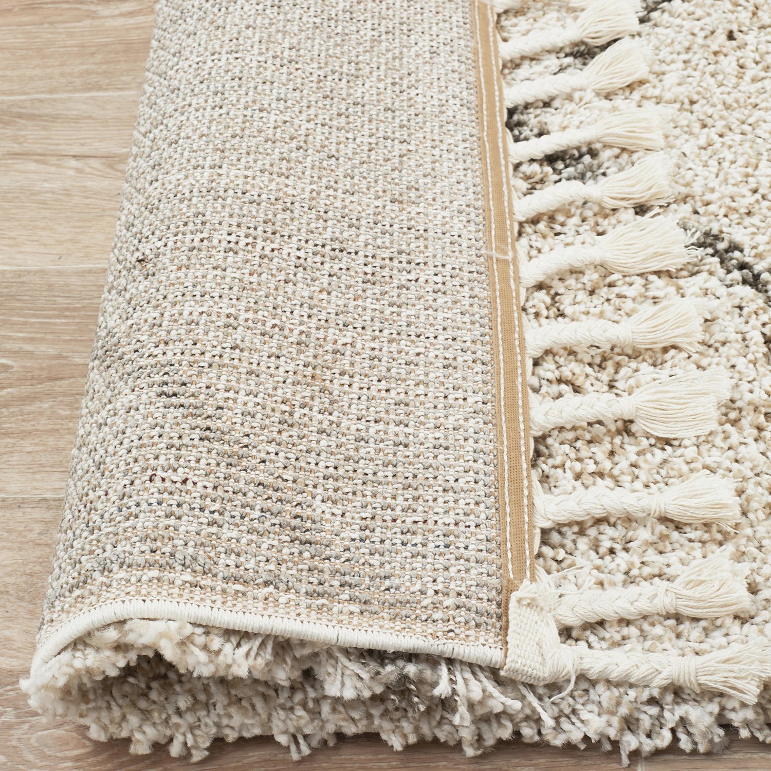 7 Common Ground Rugs Amber 22 400x300cm - Extra Extra Large Pet Friendly Power Loomed Floor Rug - Natural, 7 of 7