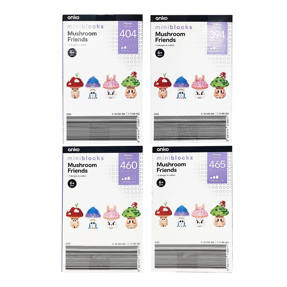 10 Mini Blocks Plant Series Mushroom Friends Playset - Assorted, 10 of 10