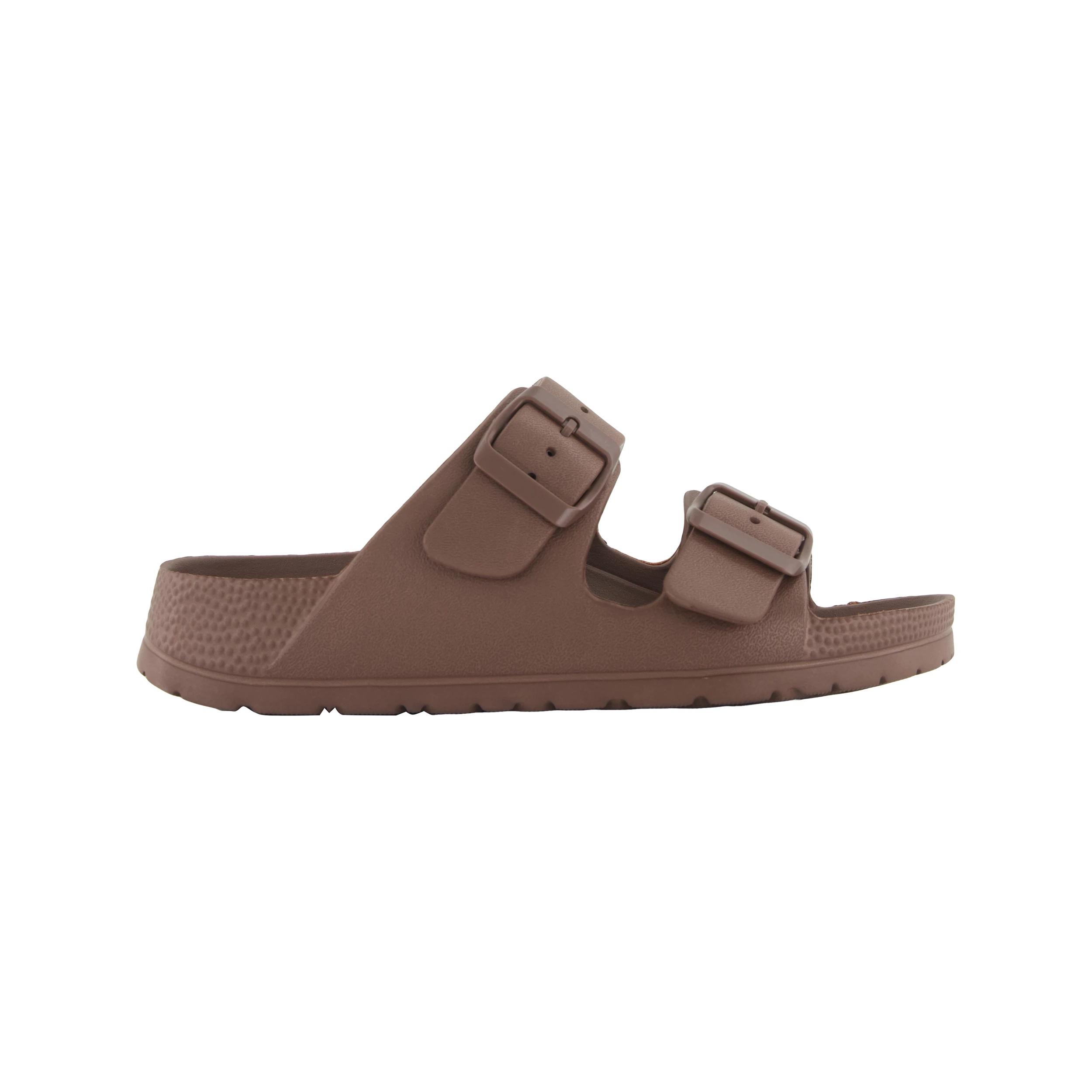 1 Two Band Beach Slides Chocolate, 1 of 3