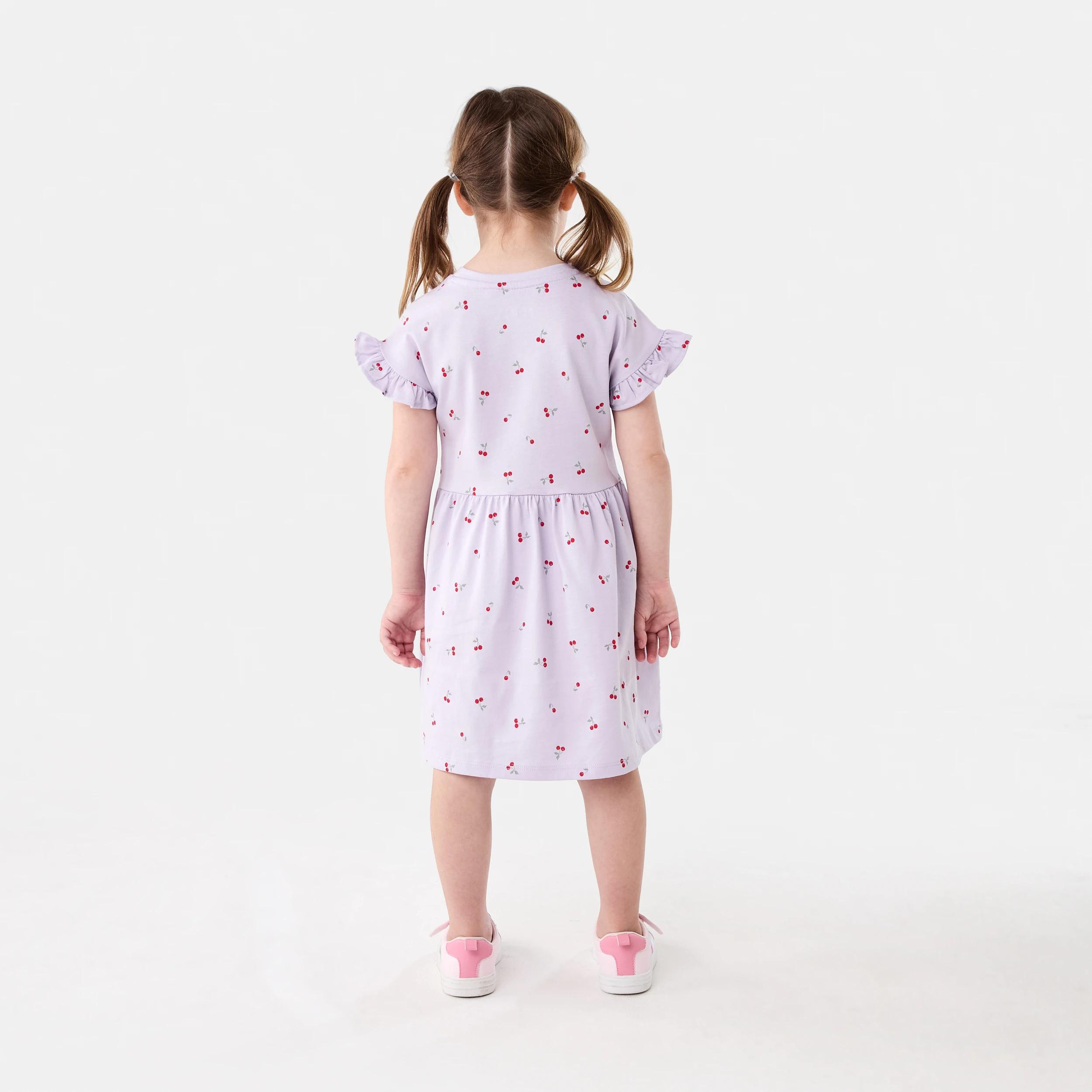9 Jersey Dress Pur Cherry, 9 of 9