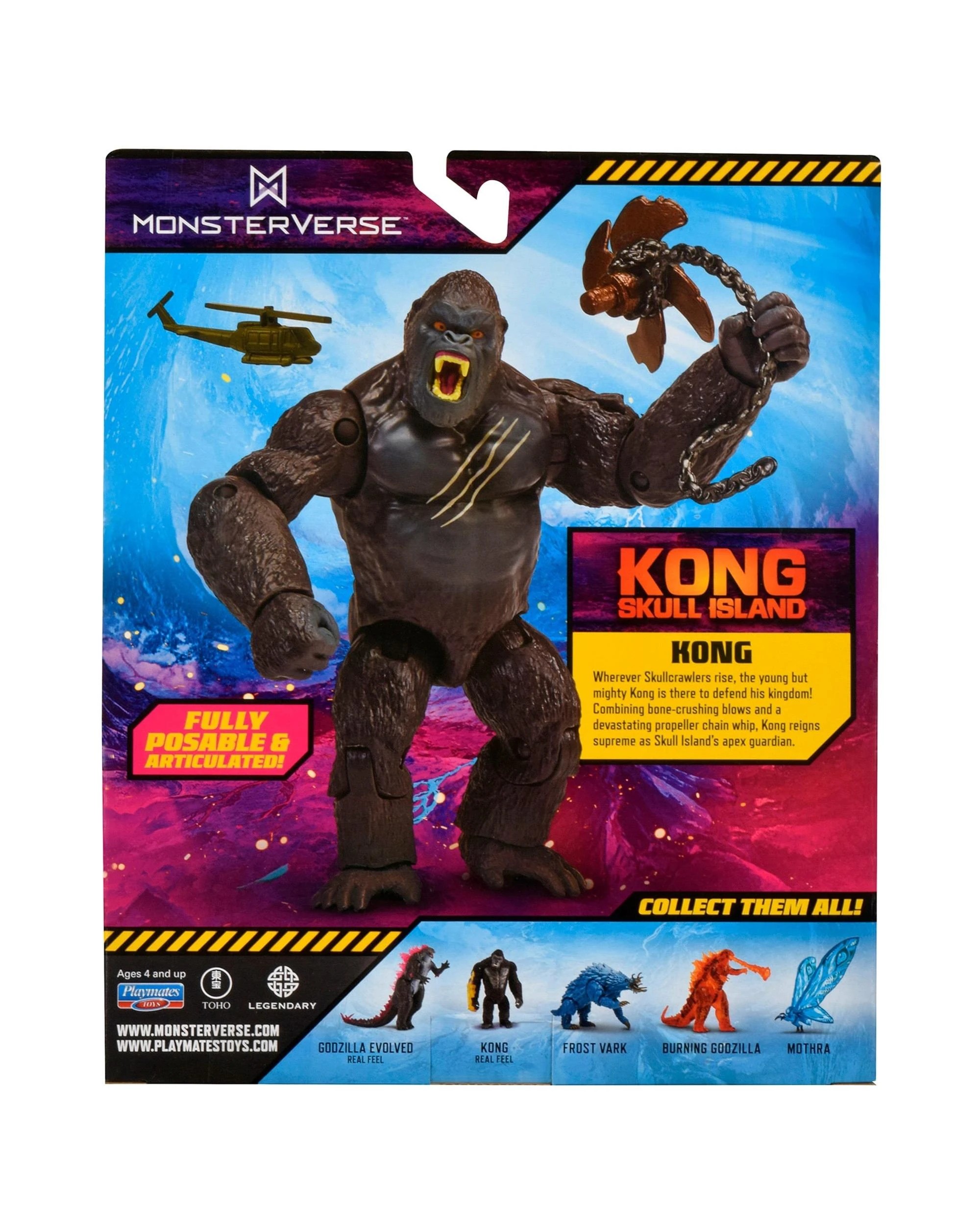 3 MonsterVerse Kong: Skull Island Kong 6 inch Action Figure, 3 of 6