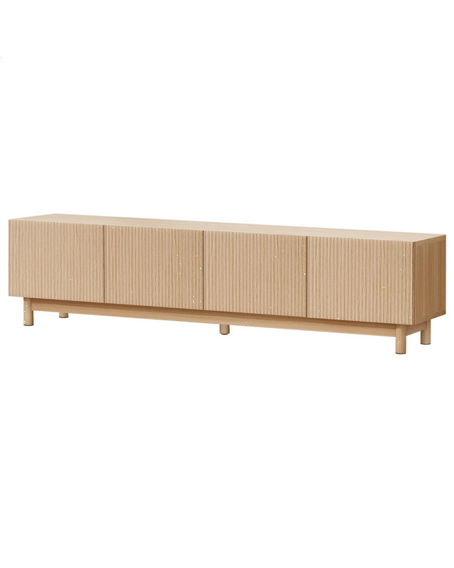 Alfordson Entertainment Unit TV Cabinet Stand 180cm Storage Shelves - 