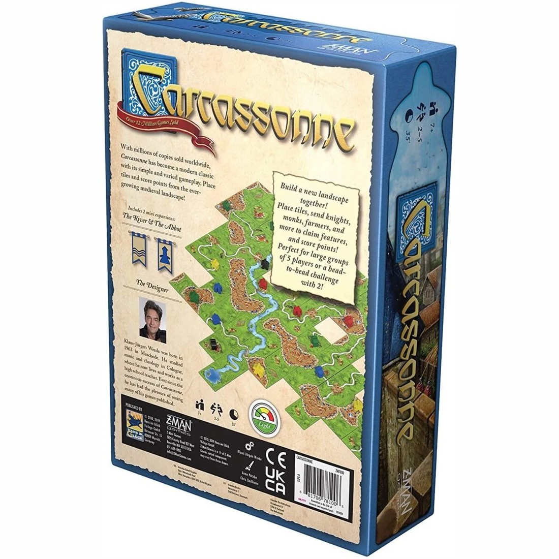 2 Z-Man Carcassonne Board Game, 2 of 3