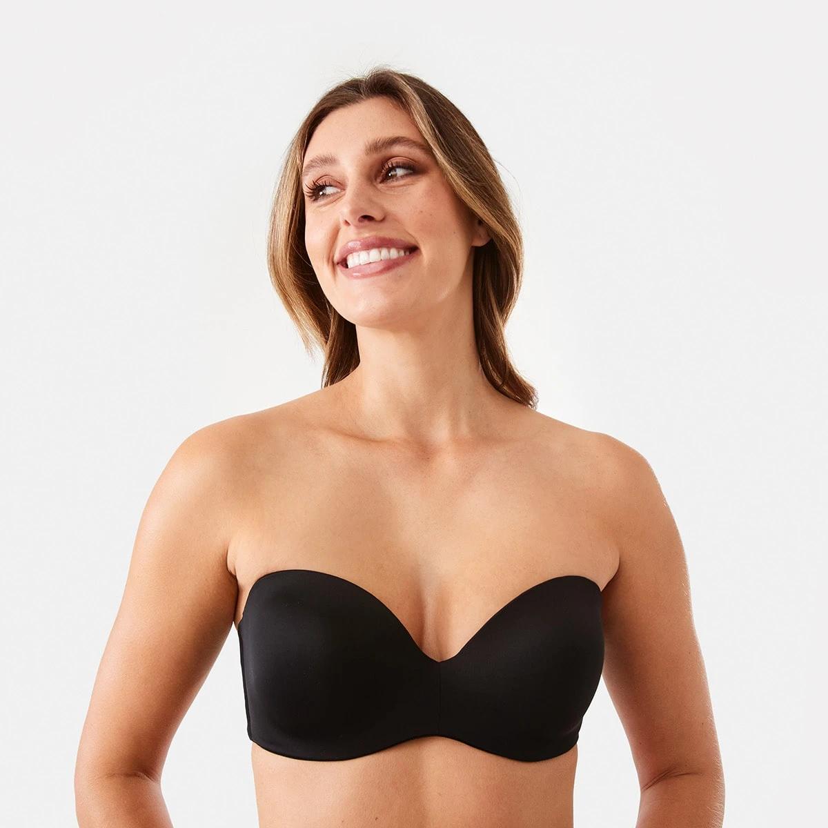 10 Hidden Underwire Strapless Bra BLACK, 10 of 10