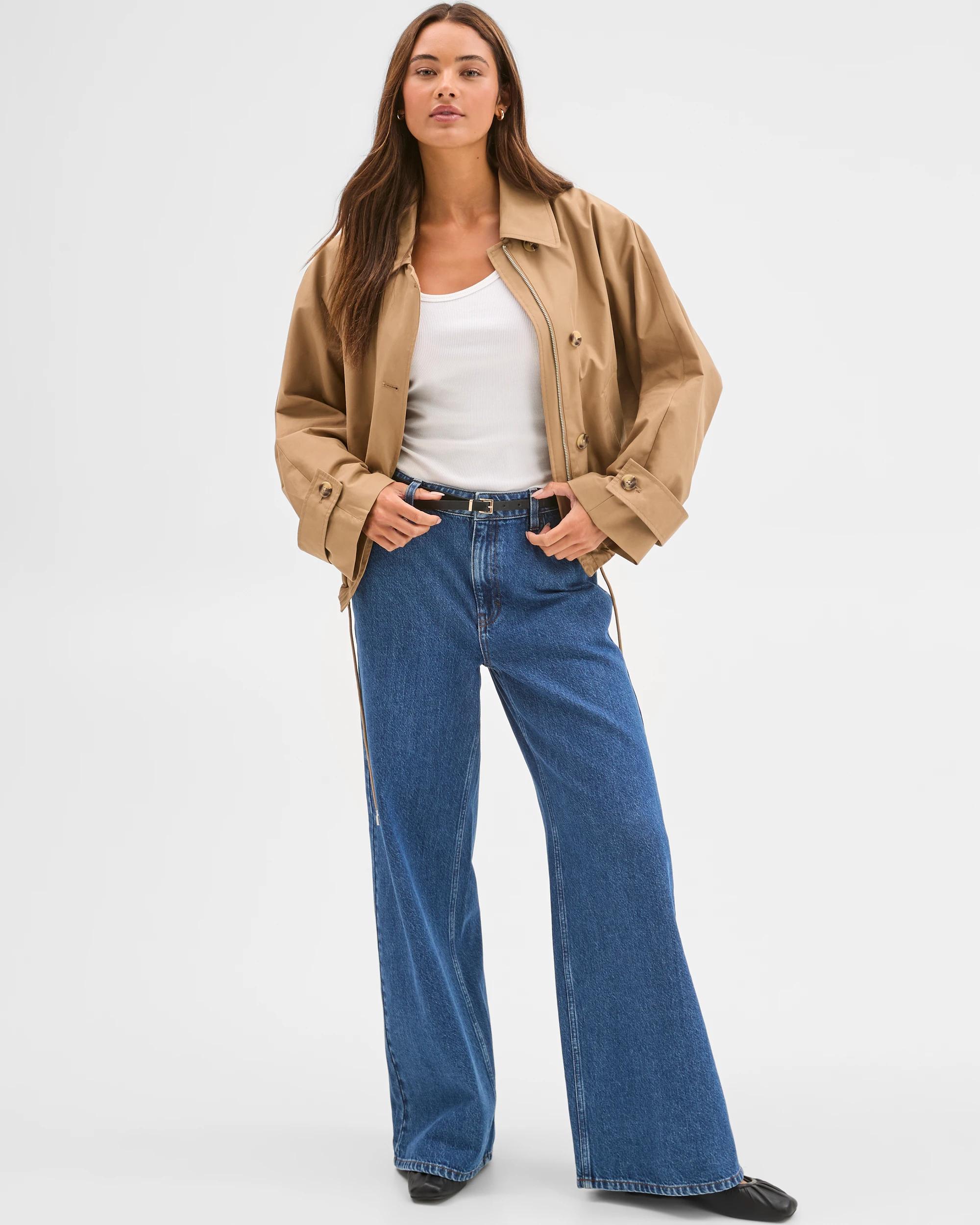 2 Lily Loves Denim Mid Rise Wide Leg Jeans ARCHIVE BLUE, 2 of 5