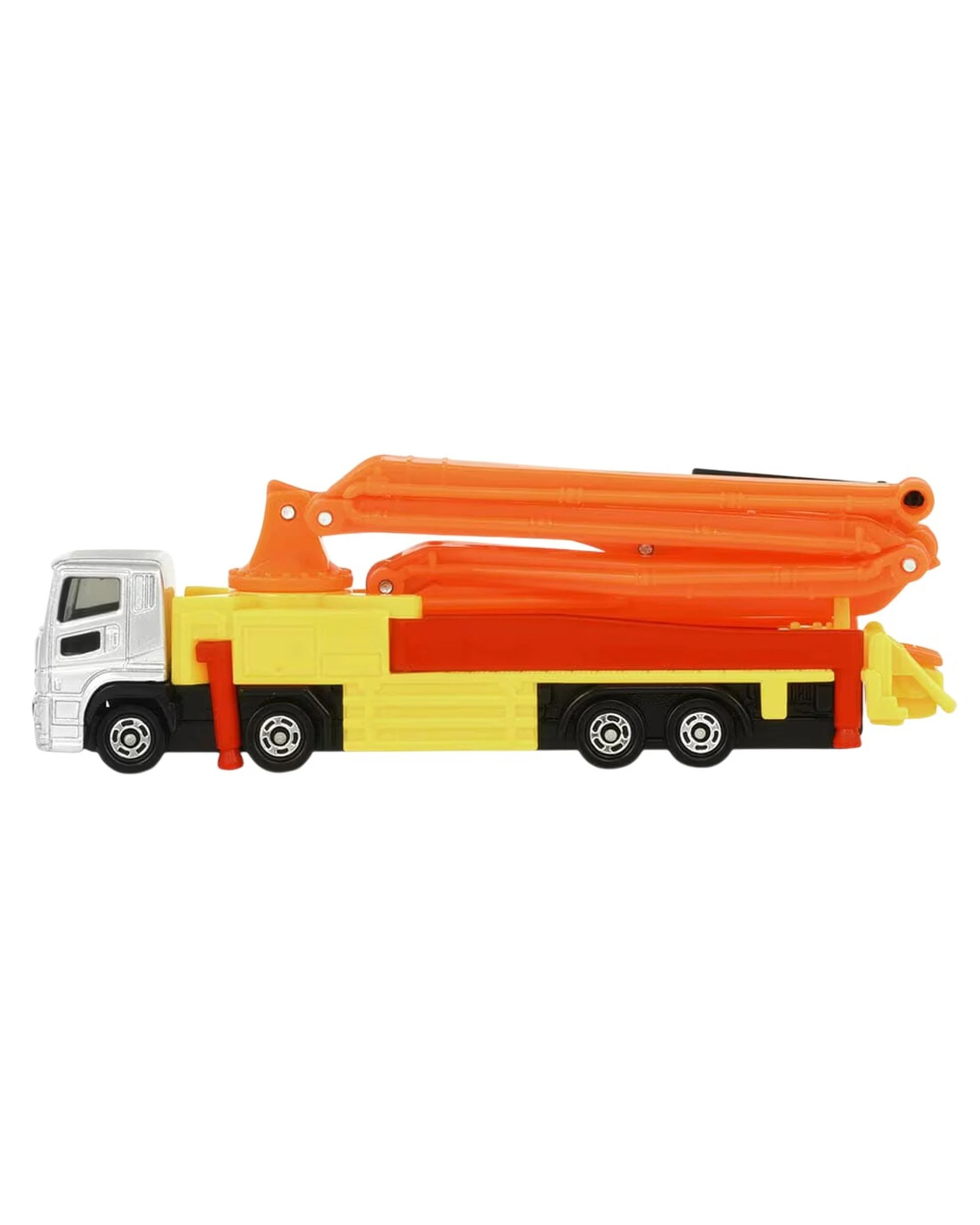 2 Tomica Long Type No.127 Mitsubishi Fuso Super Great Concrete Pumping Truck, 2 of 5