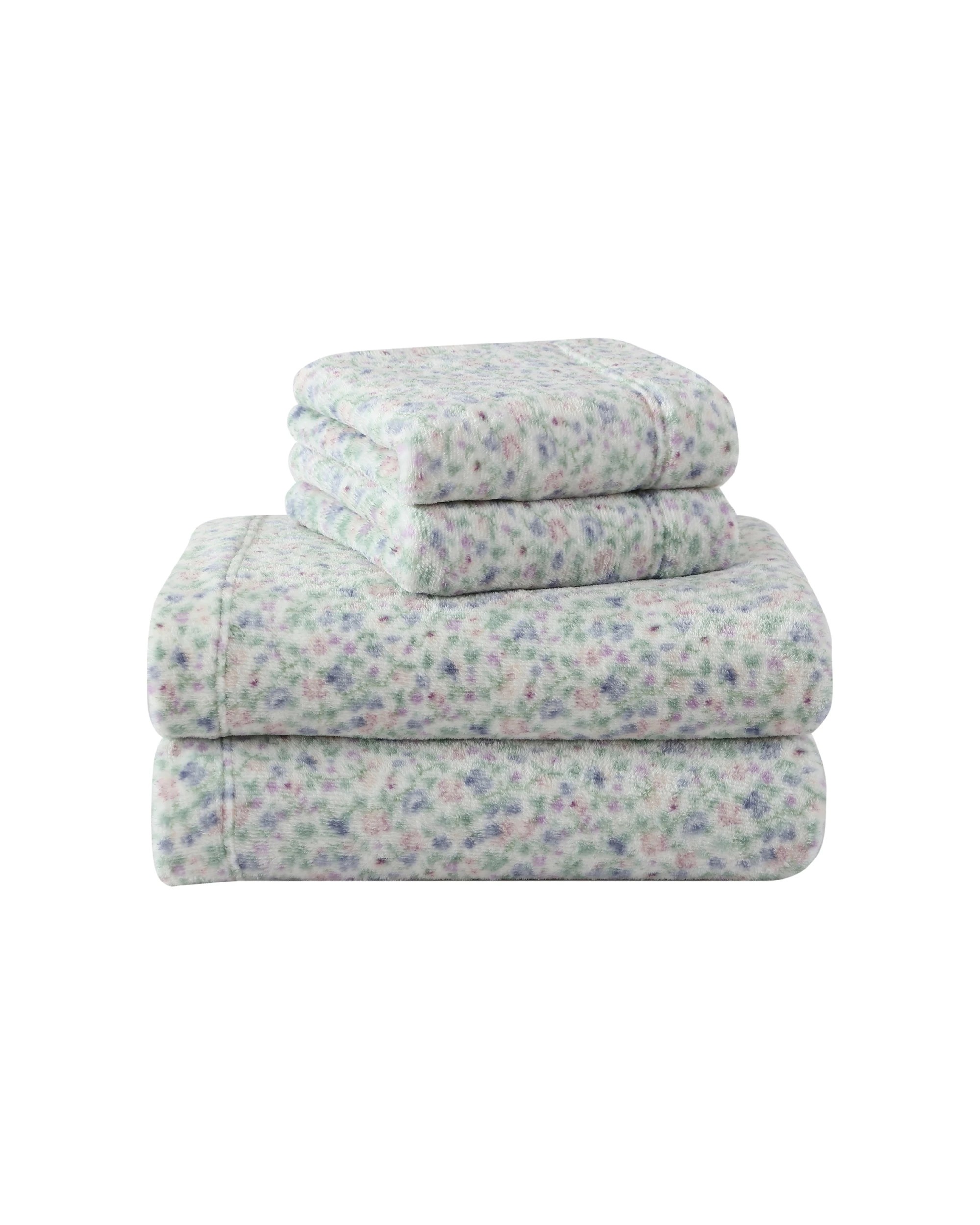 5 ARDOR Elsie Mink Fleece Sheet Set Polyester Double Extra Soft Bed Sheets
 - Double Bed, 5 of 5