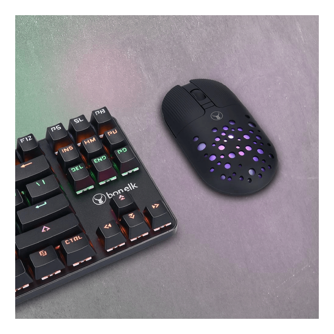 7 Bonelk M-270 Wireless RGB Mouse Black, 7 of 7