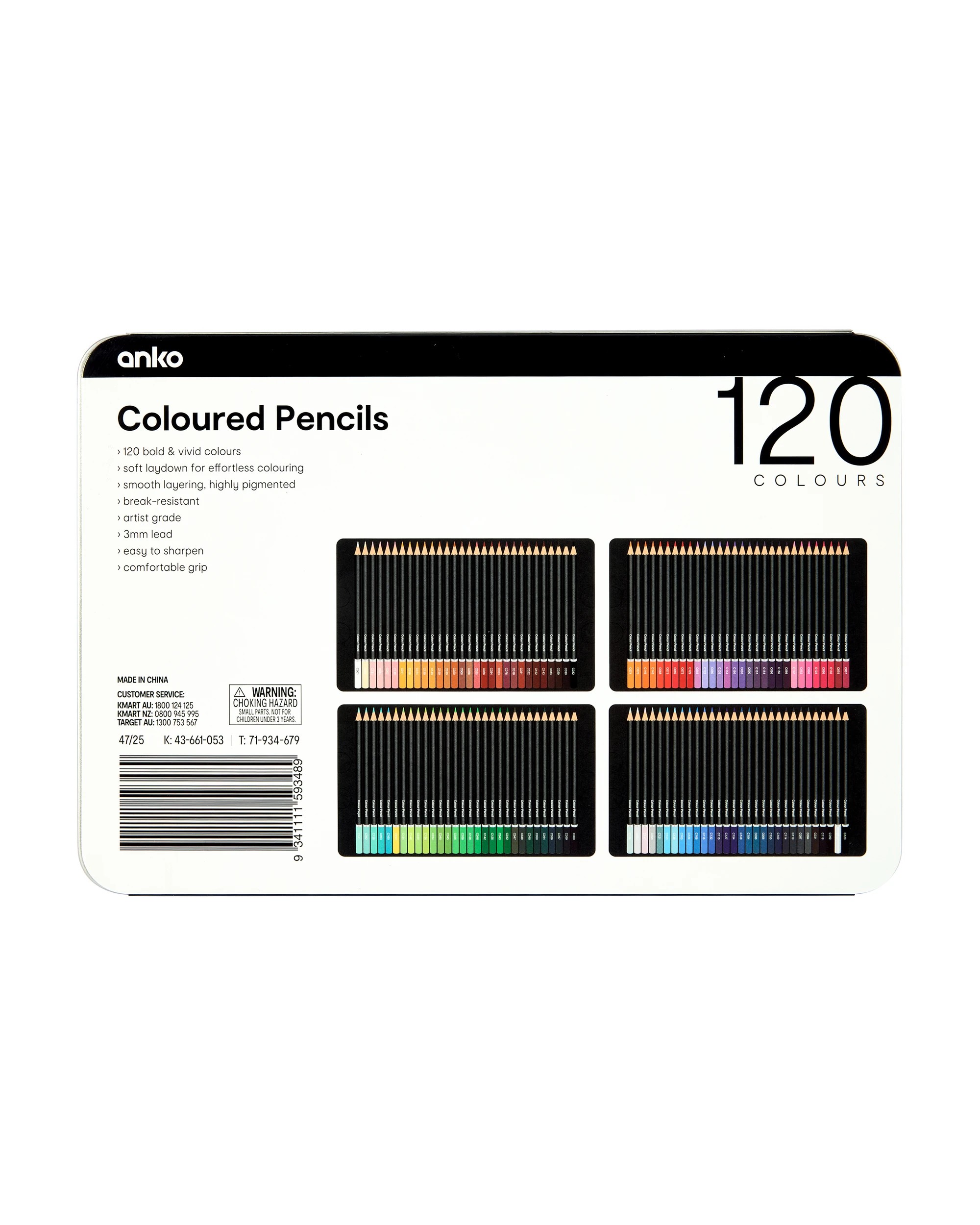 7 120 Pack Coloured Pencils, 7 of 7