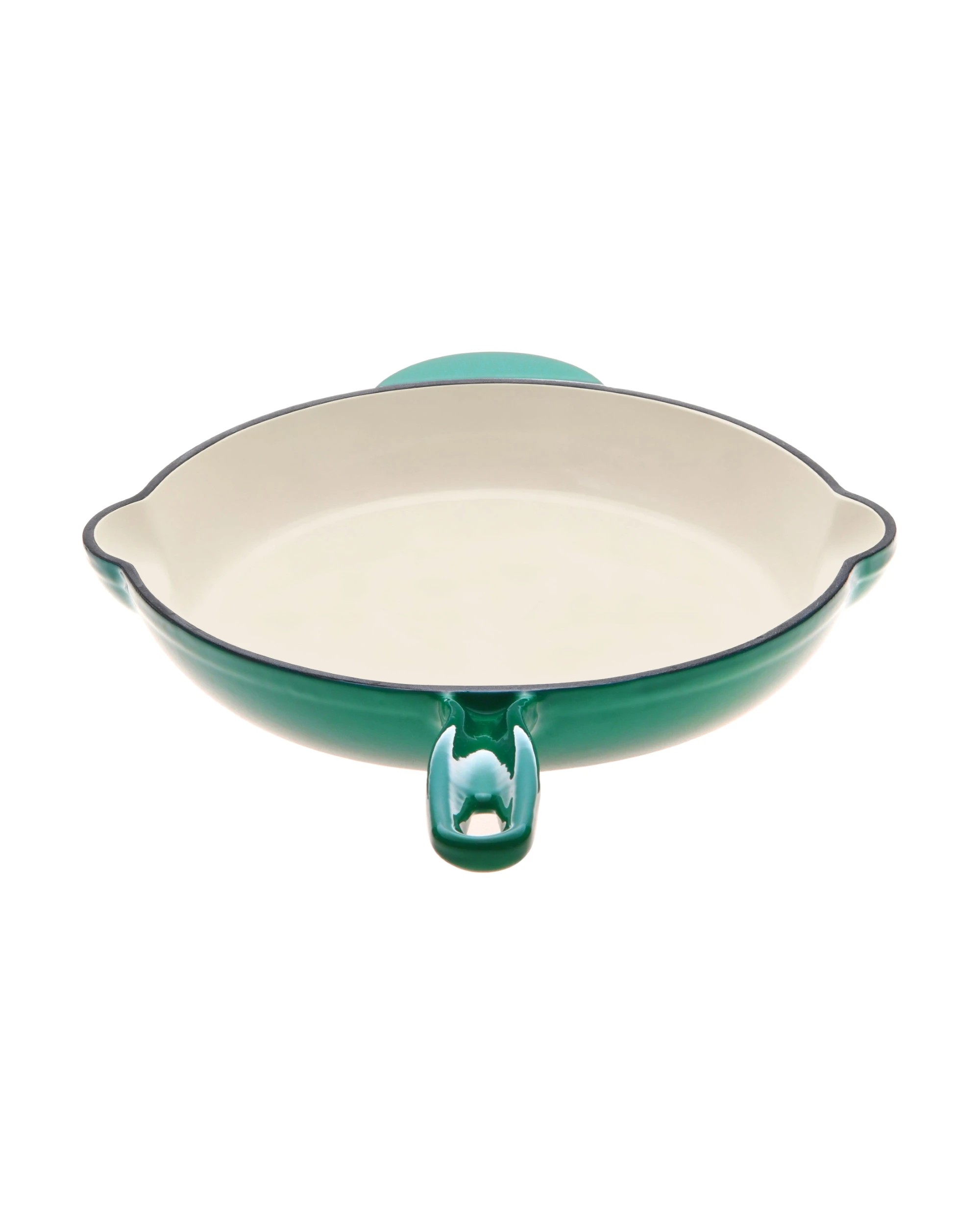 4 Gourmet Kitchen Enamelled Cast Iron Fry Pan 26cm - Eden Green, 4 of 8