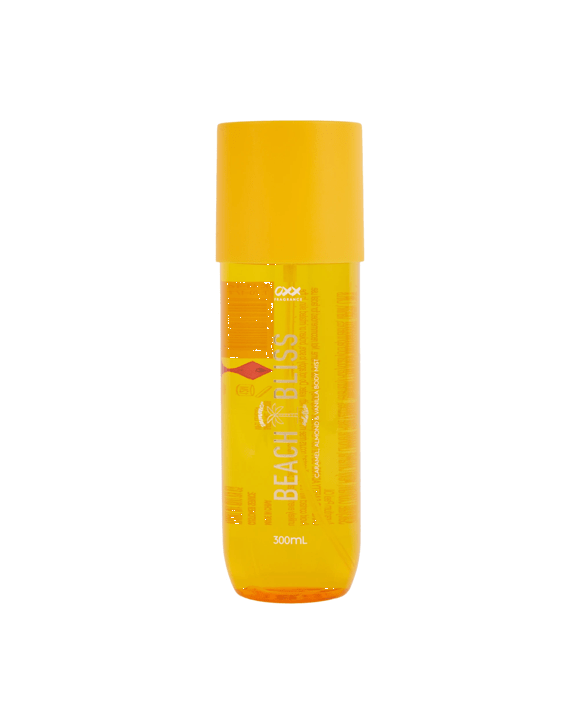 OXX Fragrance Beach Bliss Summer Solstice Body Mist 300ml - Caramel, Almond and Vanilla