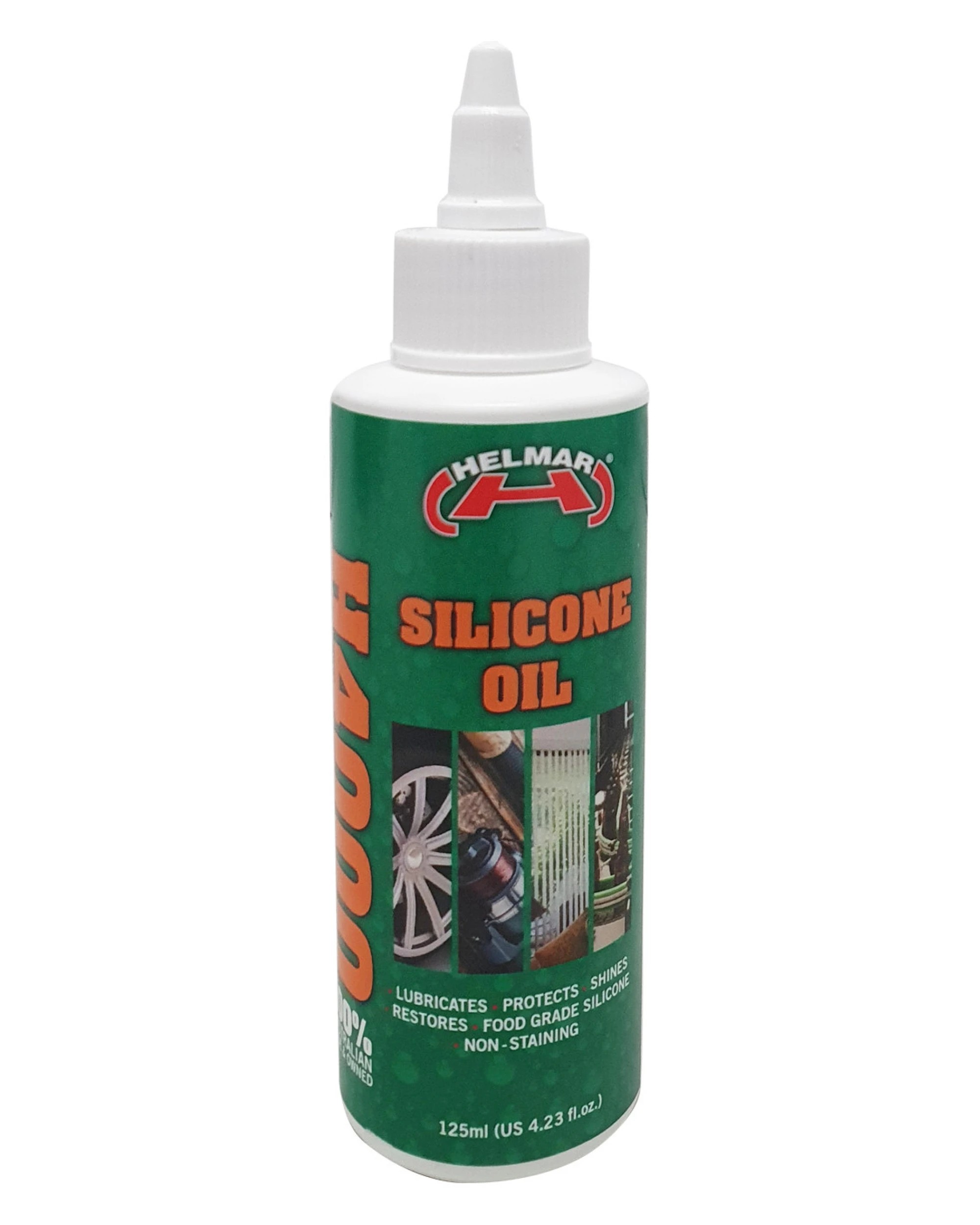 1 Kartrite Helmar 100% 125ml Silicone Oil Treadmill Fitness Lubricant - Green, 1 of 3