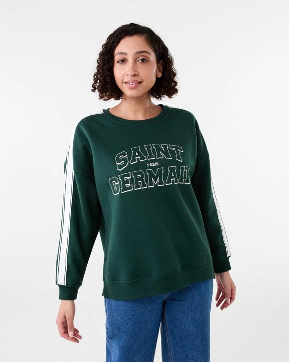 Oversized Print Sweatshirt