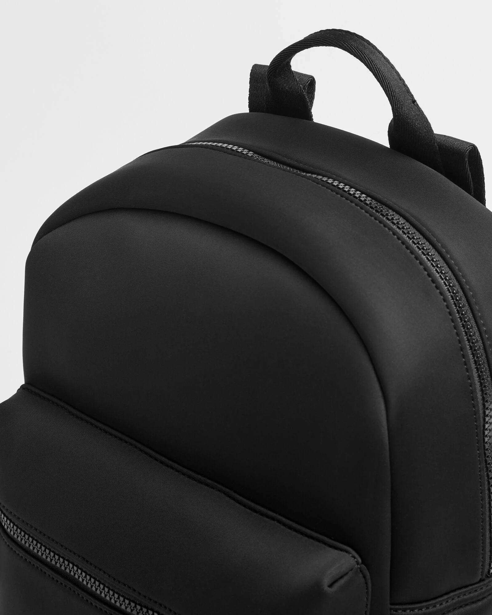 2 Target Woman Black Neoprene-look Backpack — Large, Zip Closure BLACK, 2 of 2