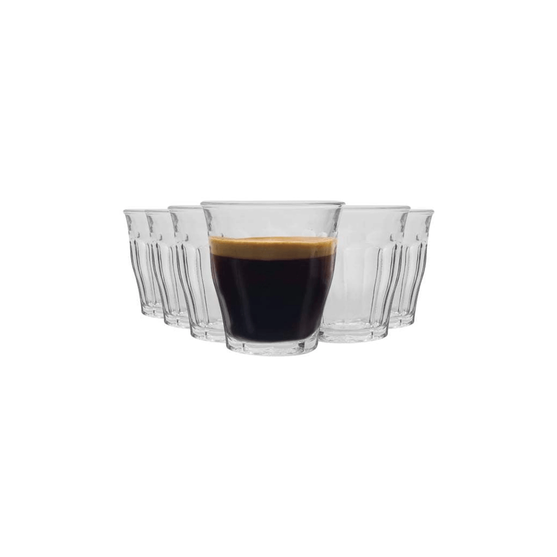 1 Duralex 6 Pack Picardie Flared Tumblers Glassware Made In France Set
 - Plain, 1 of 8