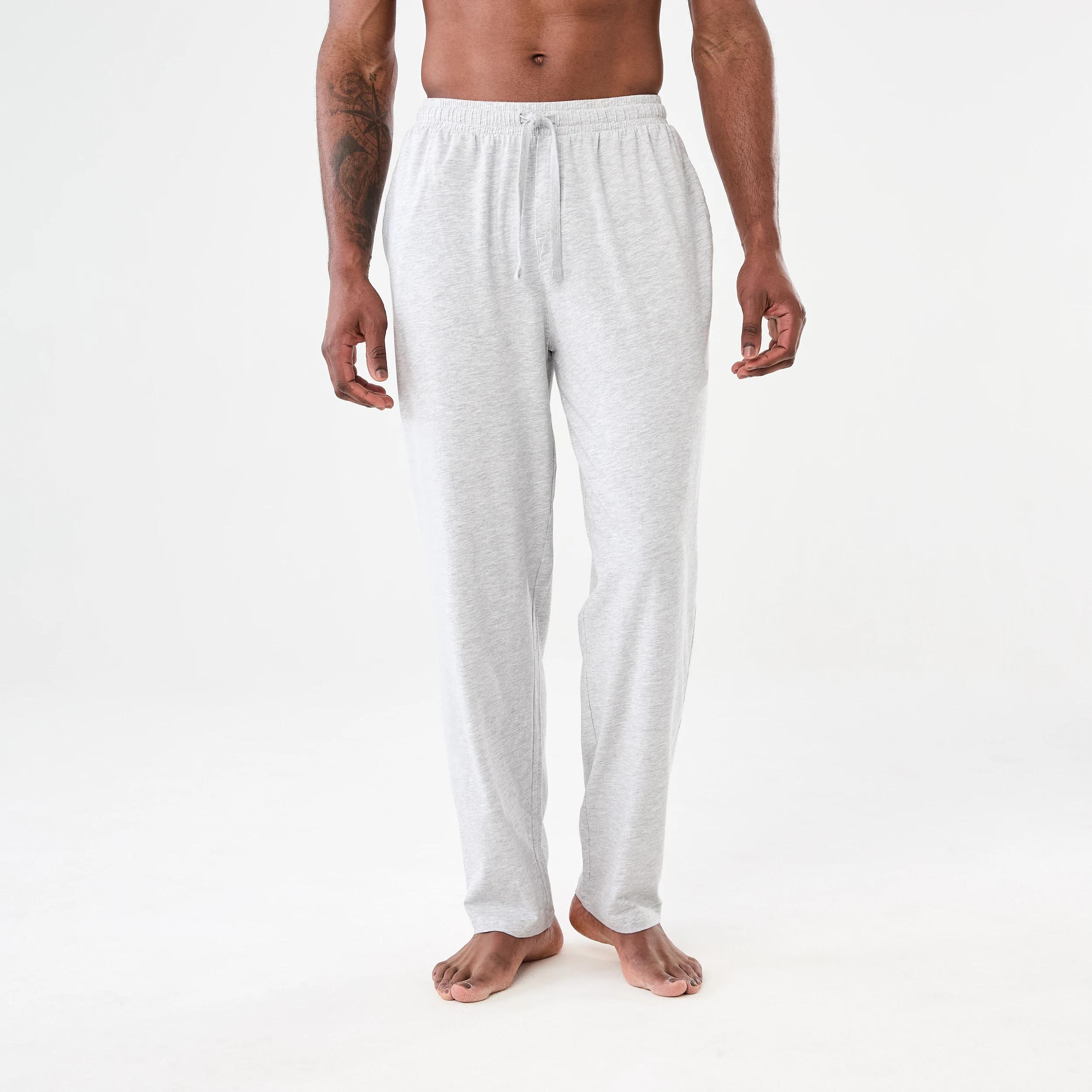 1 Cotton and Elastane Pants GREY MARLE PANT, 1 of 5