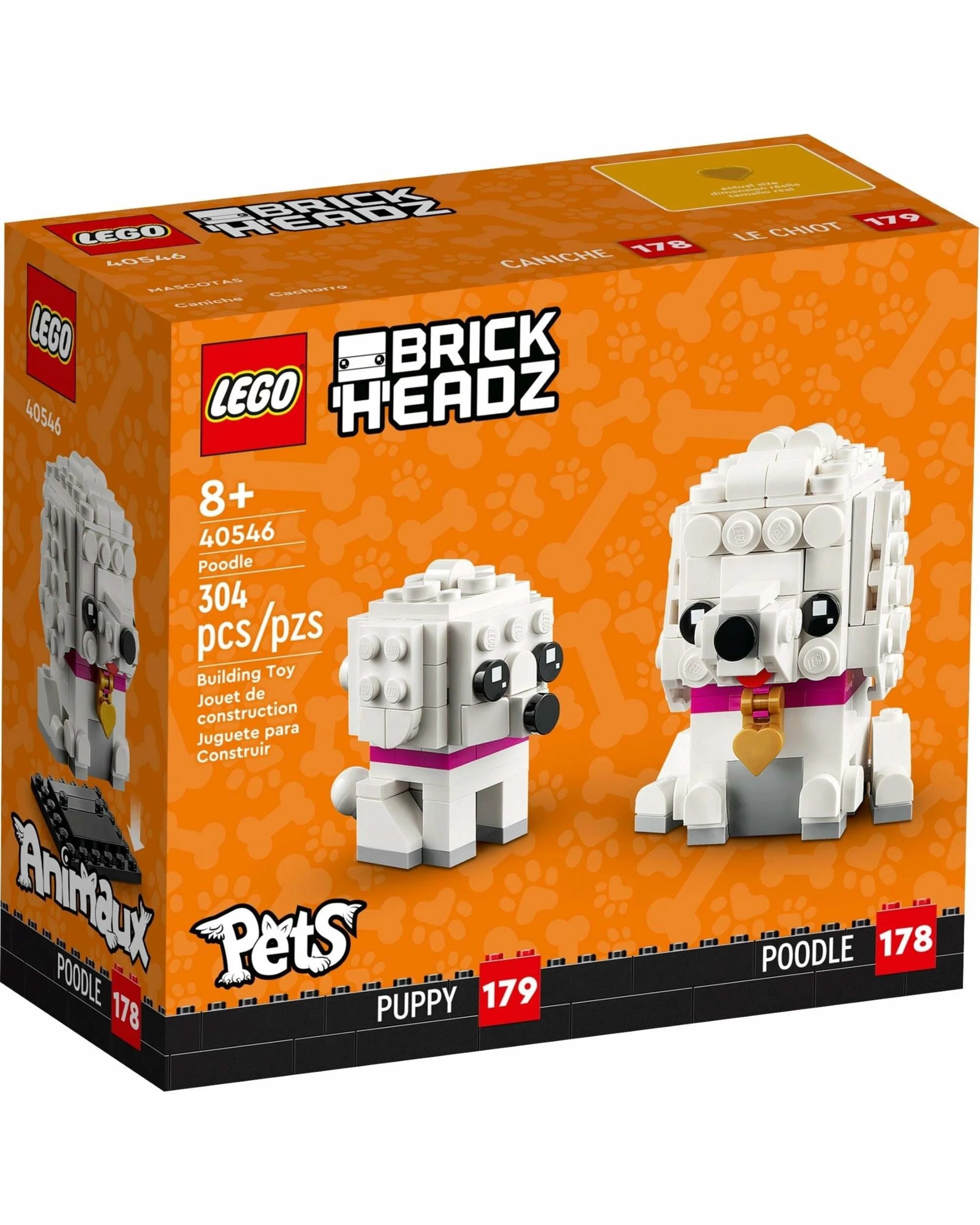 1 LEGO 40546 BrickHeadz Poodle - Buildable Dog Set, 1 of 5