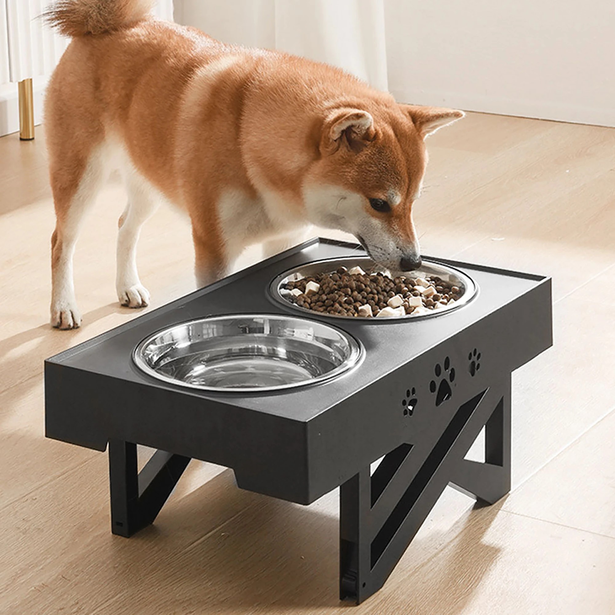 7 Pawz Dual Pet Bowl With Elevated Stand, 7 of 7