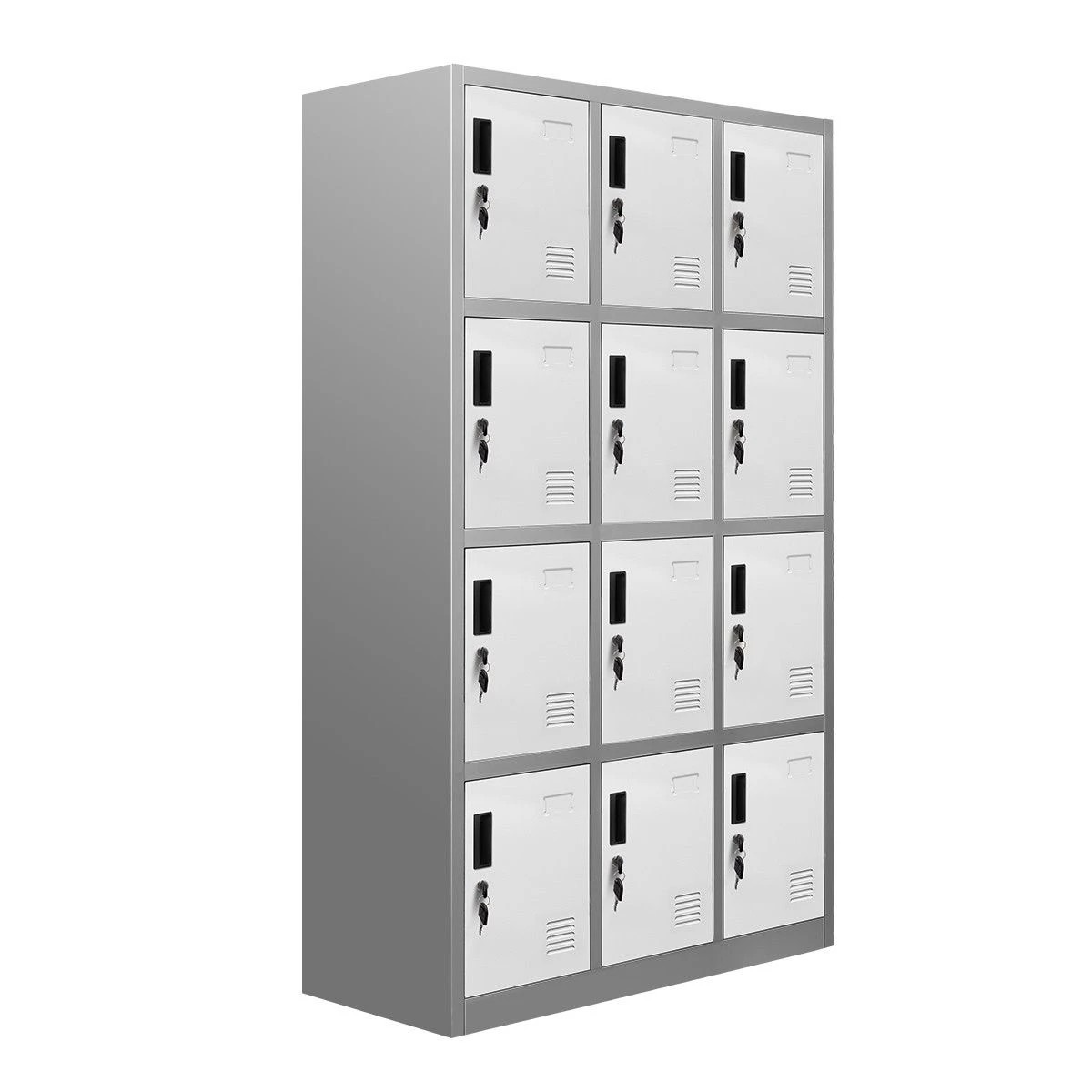 1 Ausway 12 Doors Locker Cabinet Steel Storage Cupboard for Office School Gym, 1 of 4