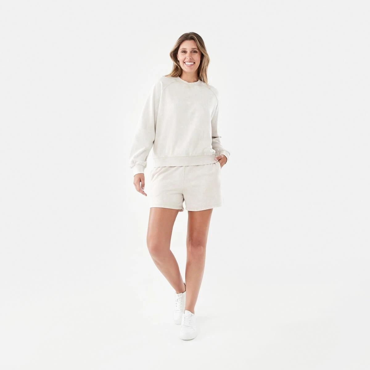7 Washed Leisure Shorts Nat Beige, 7 of 7