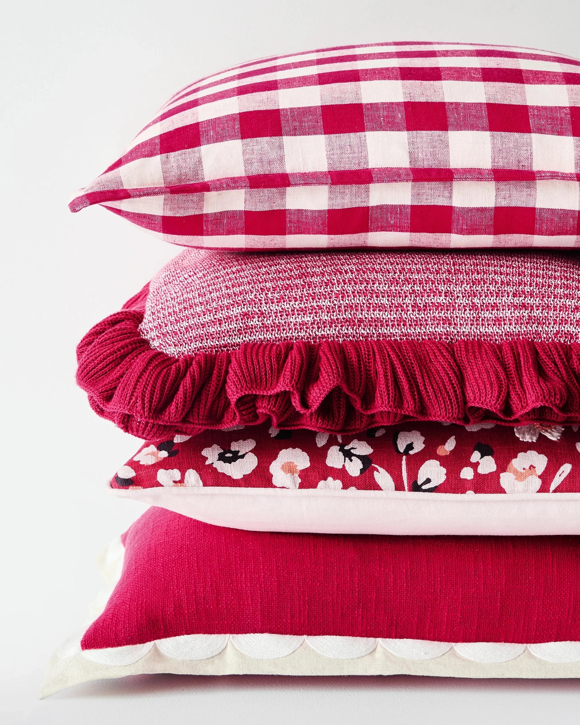 5 Target Sylvie Scallop Embroidered Cushion - Pink, 5 of 5