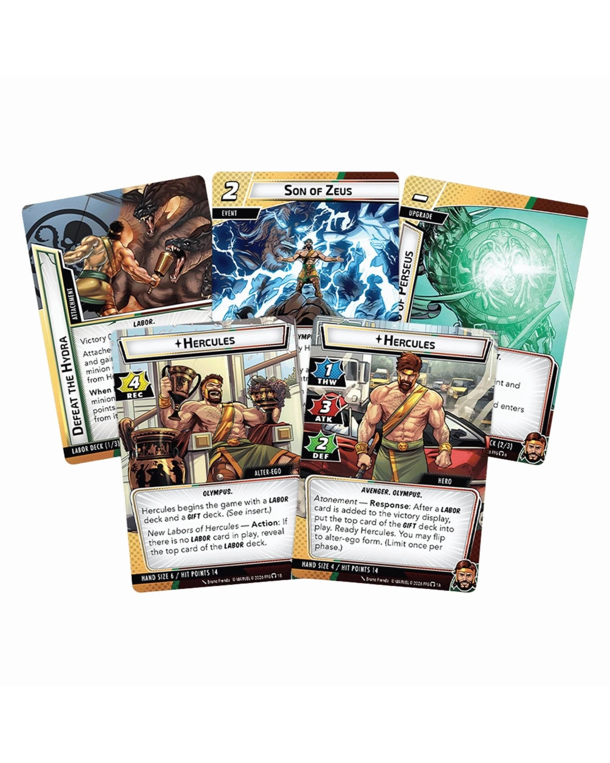 3 Marvel Champions: The Card Game Hercules Hero Pack, 3 of 4