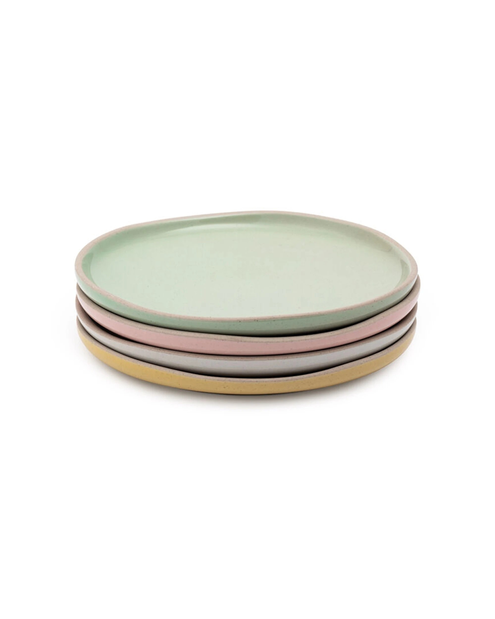 2 Jamie Oliver 8pc Big Love Little Stonewear Serving Plates Set 19cm - Multi, 2 of 8