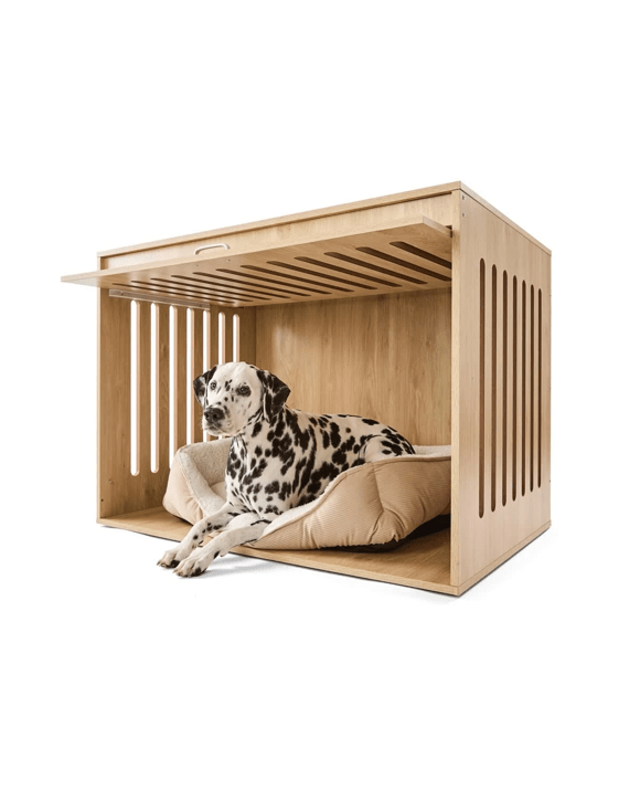 Pet Crate Wooden Oak Extra Large Kmart