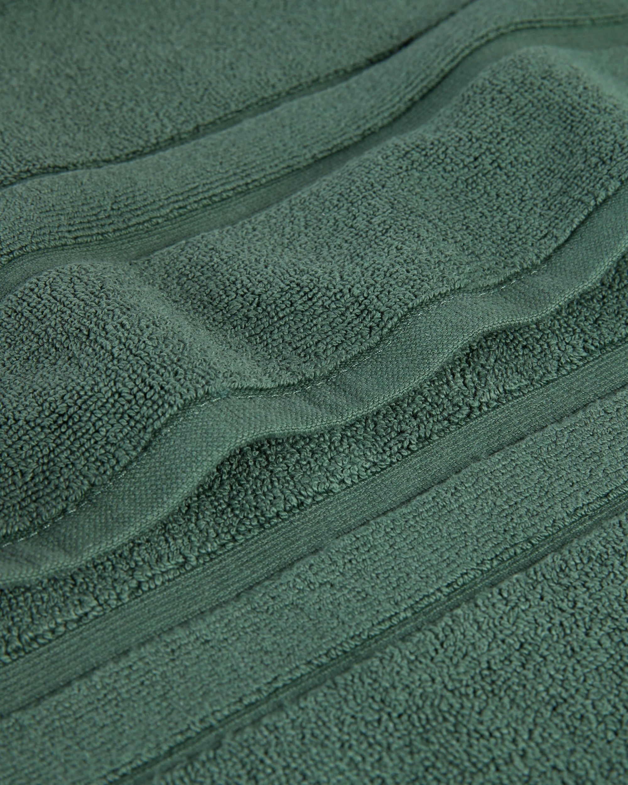 2 Grandeur Australian Cotton Bath Mat - Green, 2 of 2