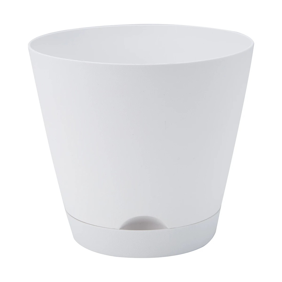 1 18cm Plastic Pot - White, 1 of 5