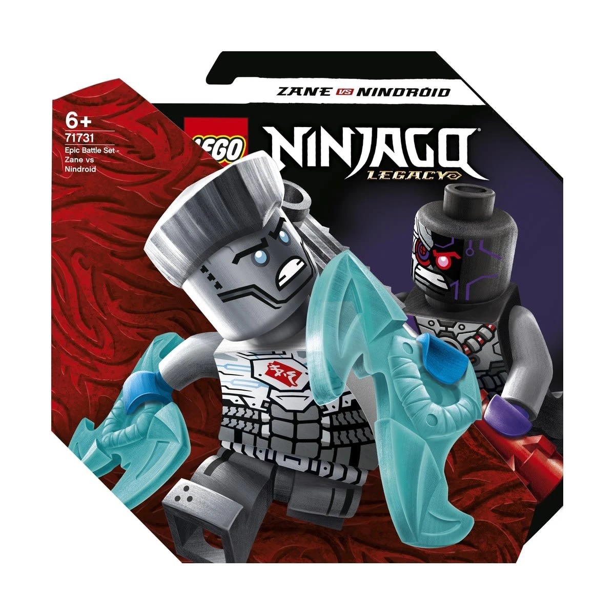 1 LEGO NINJAGO Epic Battle Set Zane vs. Nindroid 71731, 1 of 9