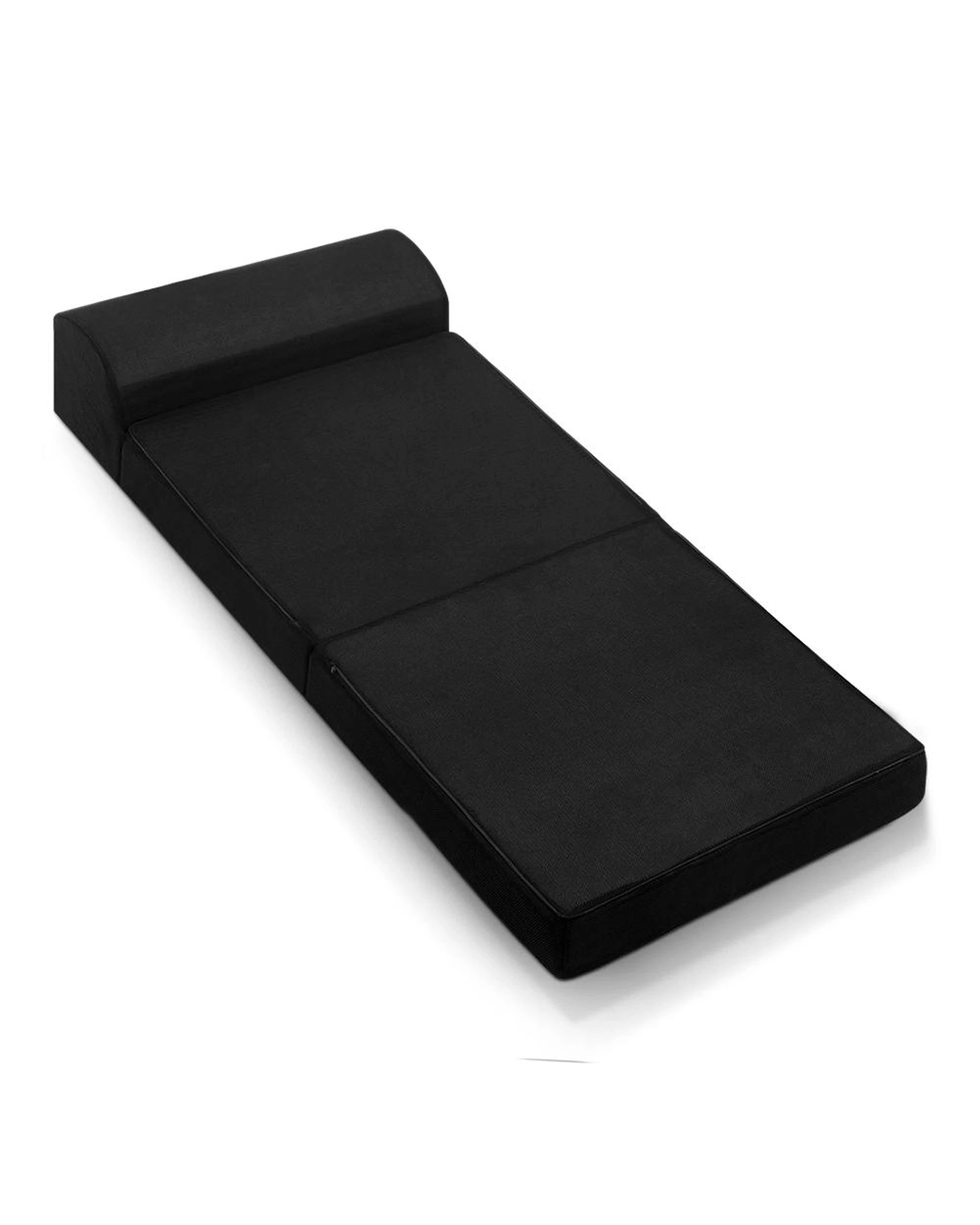 1 Giselle Bedding Foldable Mattress Folding Foam Bed Mat - Black, 1 of 7