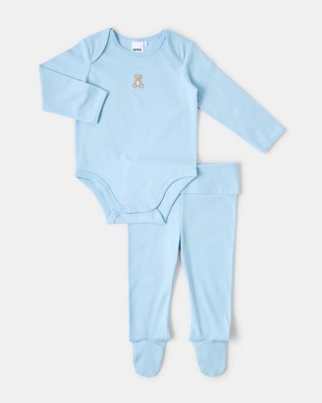 2 Piece Cotton Long Sleeve Newborn