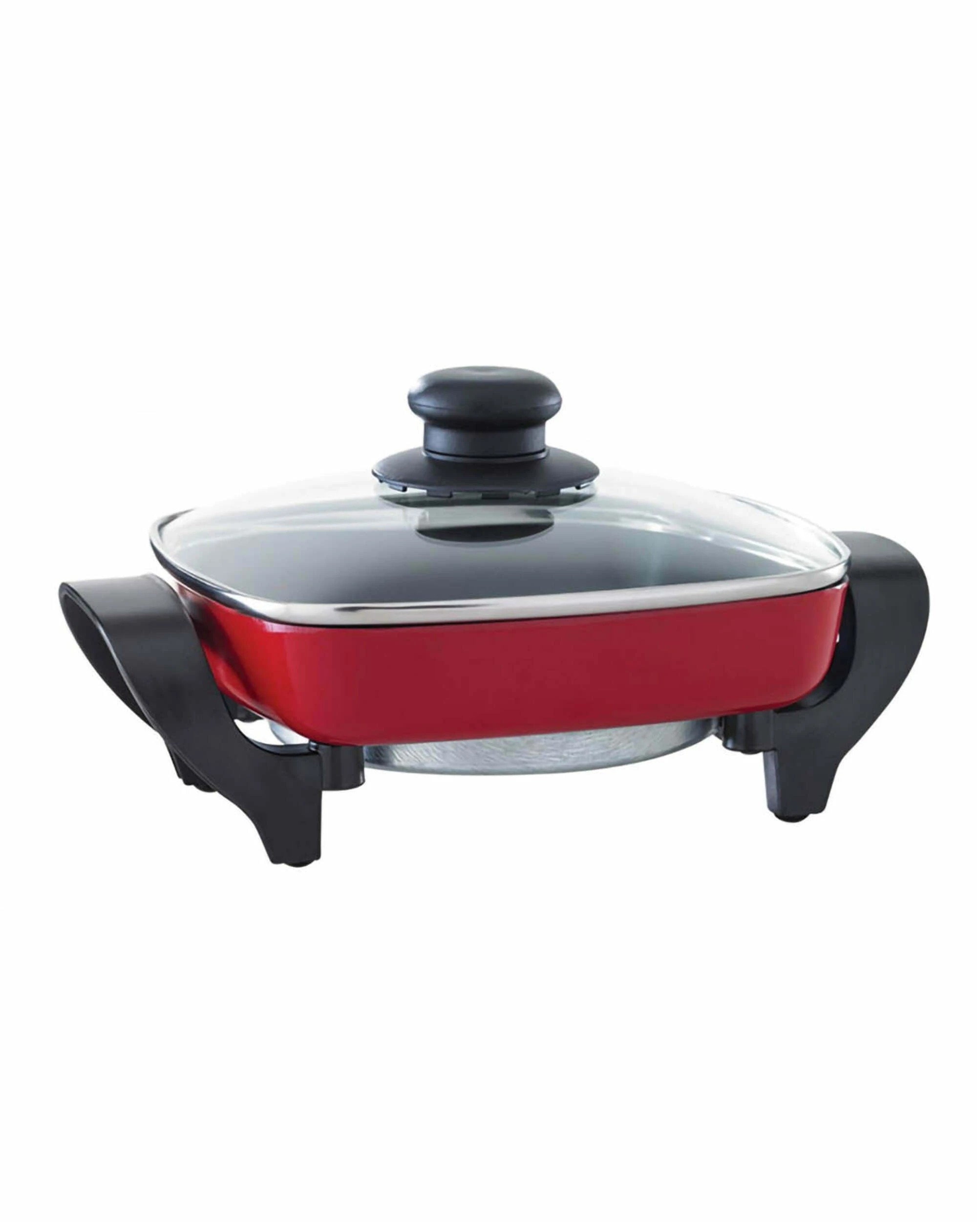 1 Maxim KitchenPro 20cm Mini Electric Frypan - Red - RED, 1 of 1