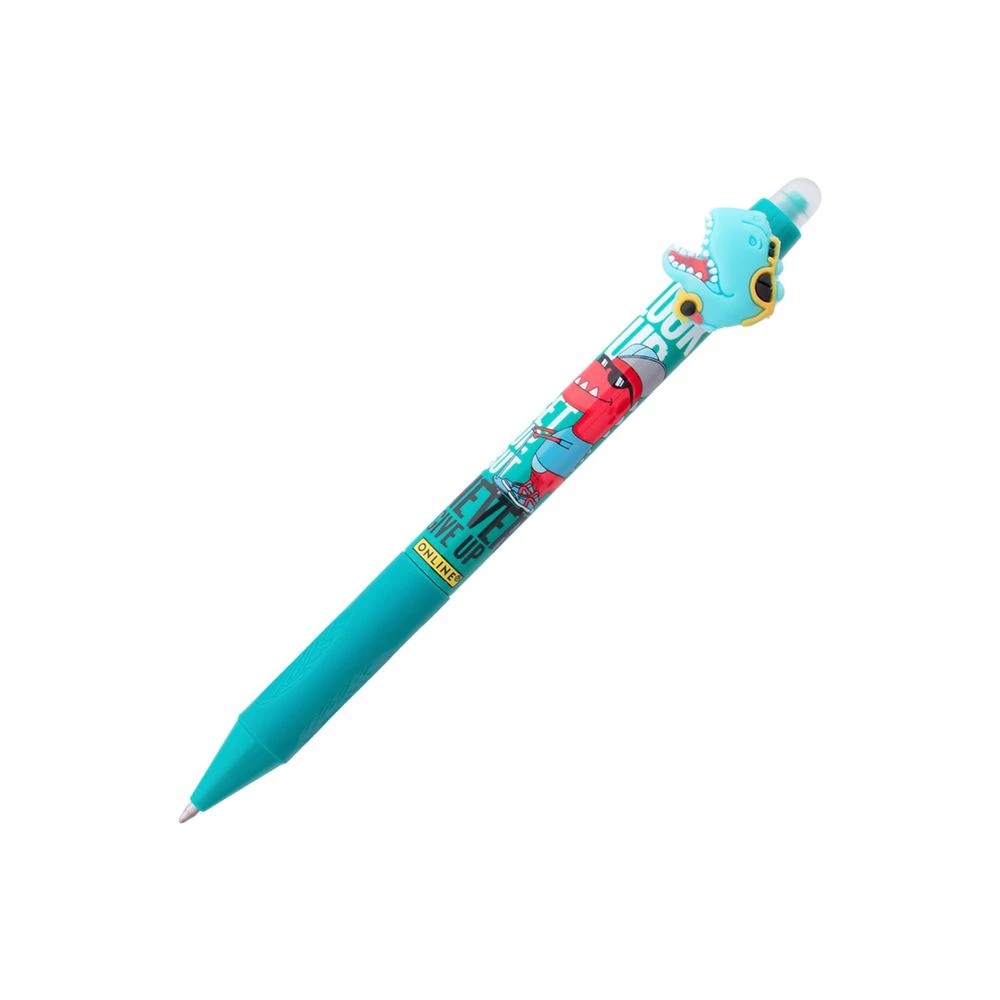 2 ONLINE magiXX Fun Erasable Gel Pen Dino Turquoise, 2 of 3
